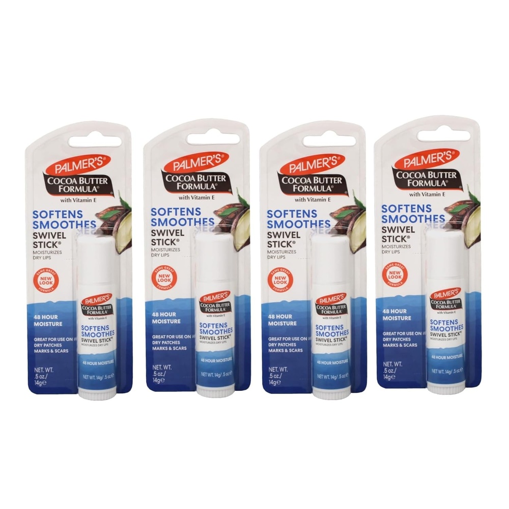 Palmer’s Cocoa Butter Formula with Vitamin E, Swivel Stick, 0.5 Oz (Pack of 4)