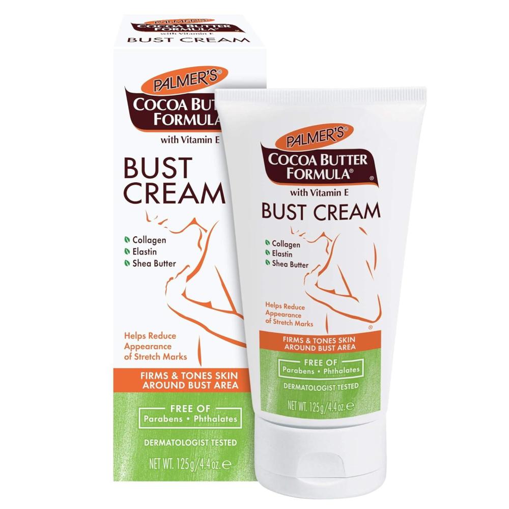 Palmer’s Cocoa Butter Formula Bust Cream for Pregnancy Skin Care with Vitamin E, 4.4 oz. (Pack of 3)(1.47 Ounce (Pack of 3))
