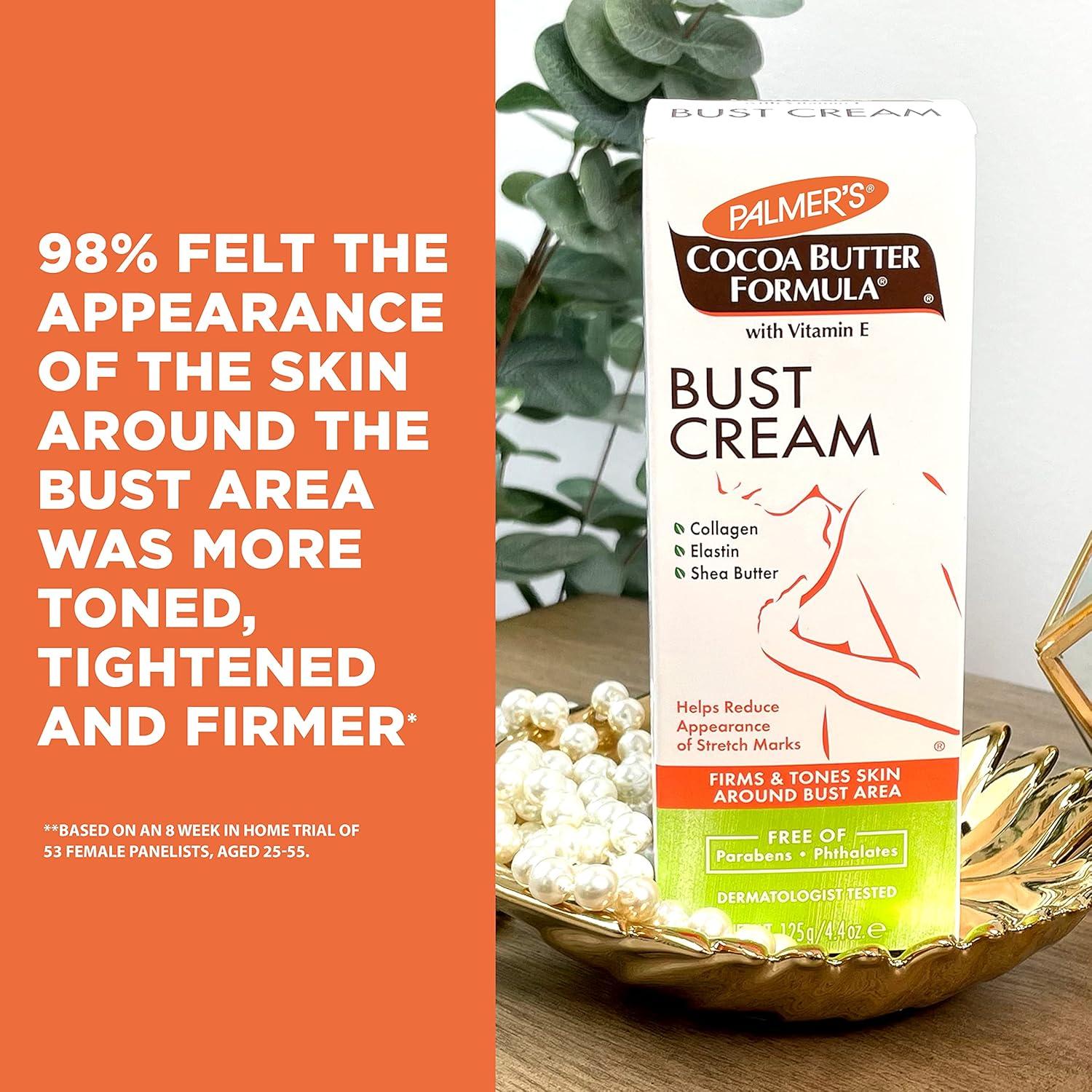 Palmer’s Cocoa Butter Formula Bust Cream for Pregnancy Skin Care with Vitamin E, 4.4 oz. (Pack of 3)(1.47 Ounce (Pack of 3)) - view 5