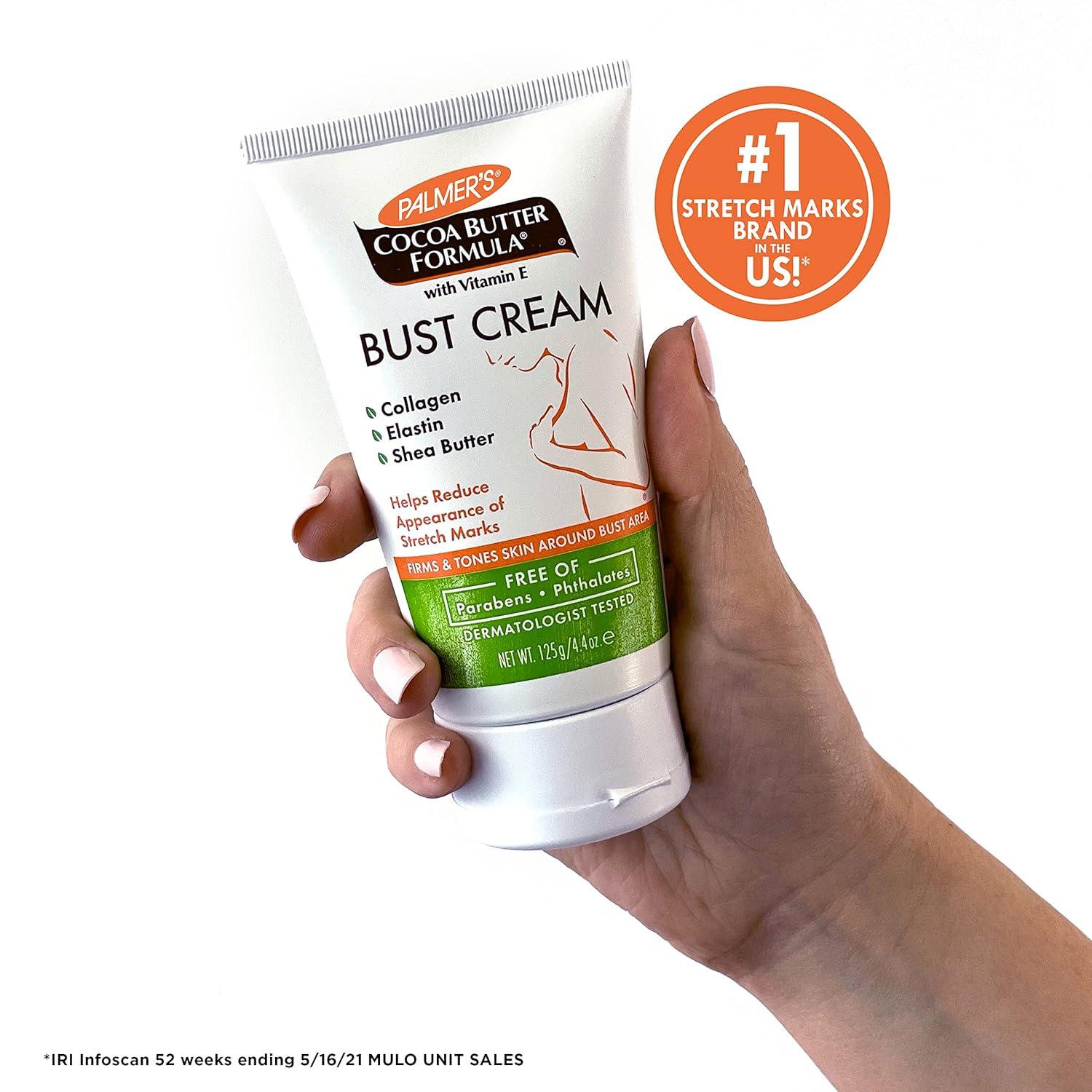 Palmer’s Cocoa Butter Formula Bust Cream for Pregnancy Skin Care with Vitamin E, 4.4 oz. (Pack of 3)(1.47 Ounce (Pack of 3)) - view 6