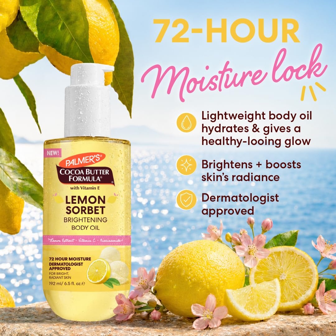 Palmer’s Cocoa Butter Formula, Lemon Sorbet Body Oil (6.5 fl oz) - view 3