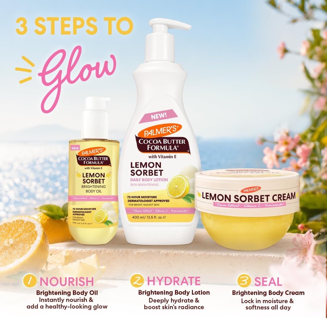 Palmer’s Cocoa Butter Formula, Lemon Sorbet Body Oil (6.5 fl oz) - view 6