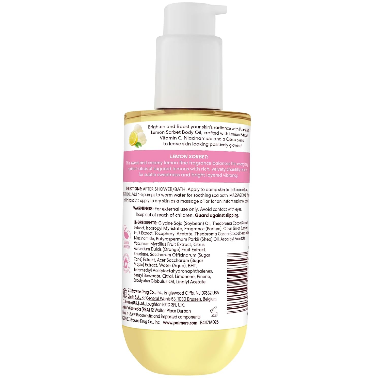 Palmer’s Cocoa Butter Formula, Lemon Sorbet Body Oil (6.5 fl oz) - view 8