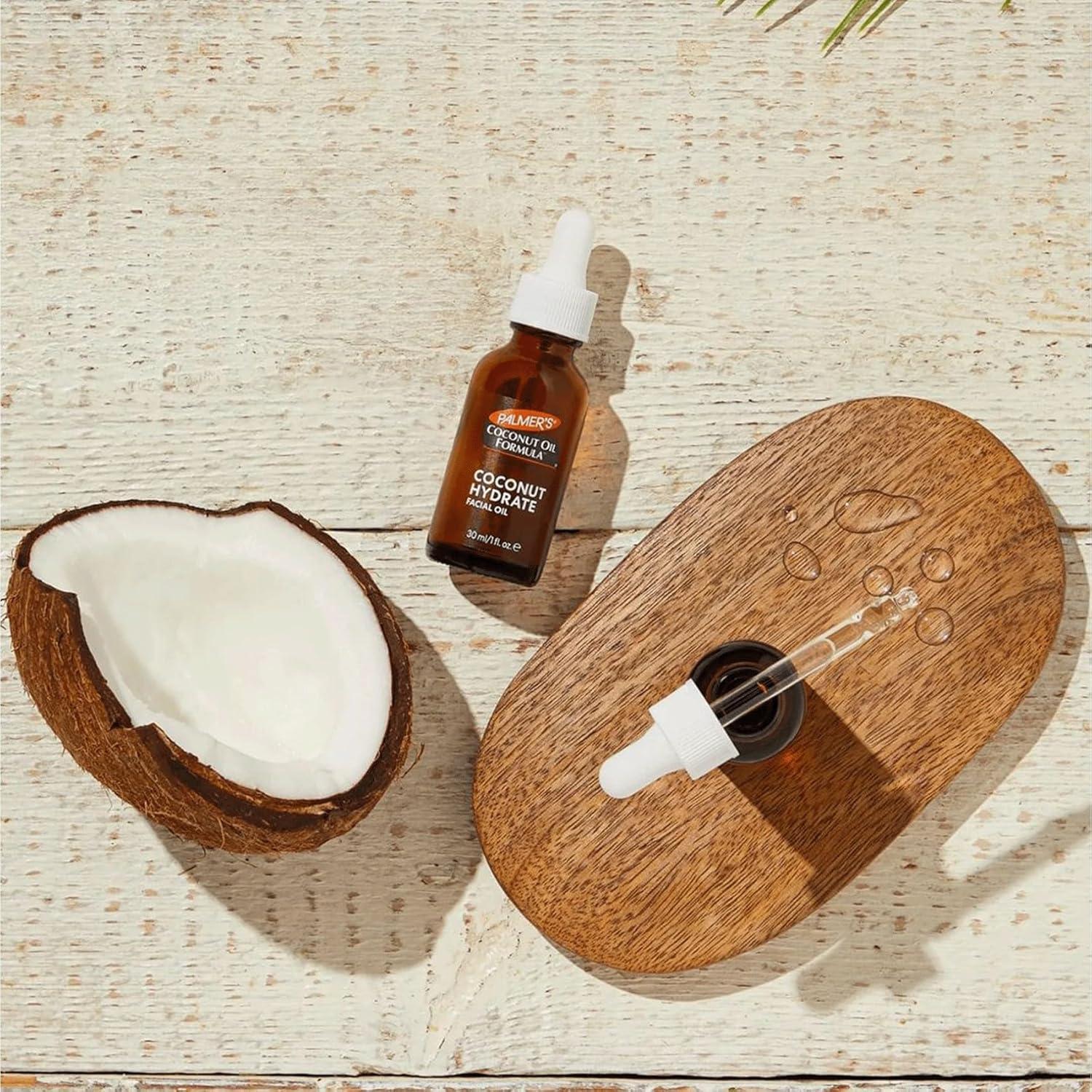 Palmer’s Coconut Oil Formula Coconut Monoi Luminous Hydration Facial Oil, 1 Ounce(1 Fl Oz (Pack of 2)) - view 8
