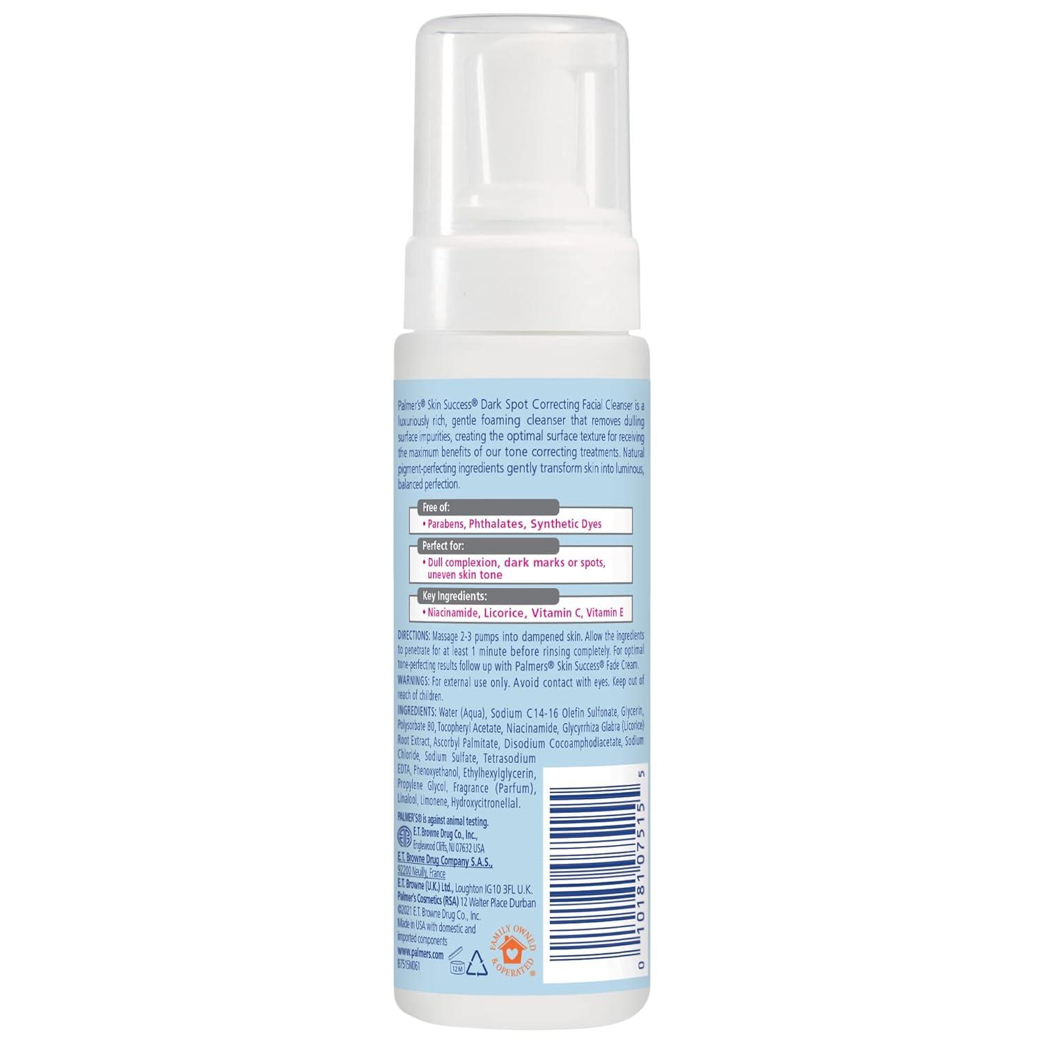 Palmer’s Skin Success Eventone Foaming Facial Cleanser, Dark Spot Correcting Face Wash for Uneven Skintone and Acne Scars, 5 Oz(5 Ounce (Pack of 1)) - view 2