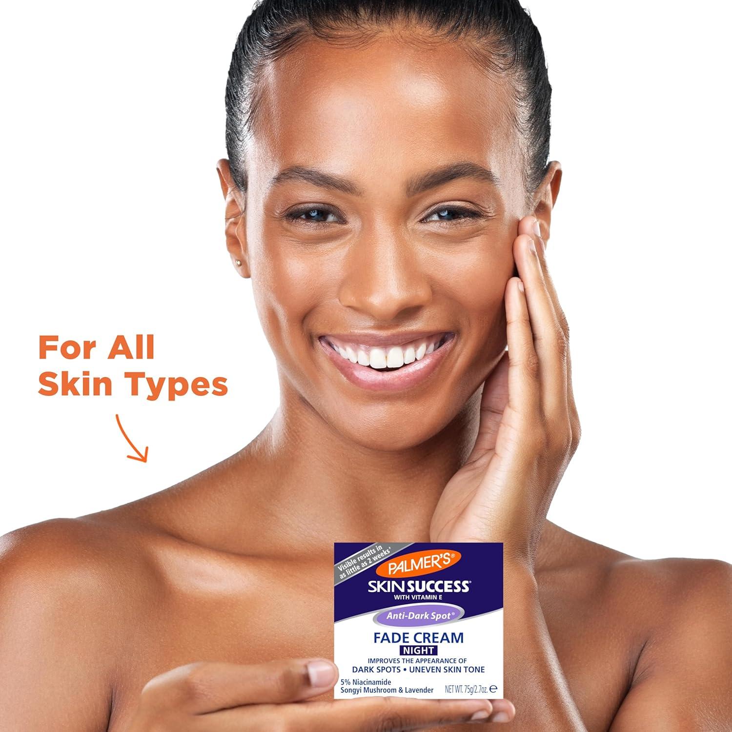 Palmer’s Skin Success Anti-Dark Spot Nighttime Fade Cream with Retinol & Niacinamide, Dark Spot Corrector for Face, Night Moisturizer Helps Reduce Dark Spots, Fine Lines & Wrinkles, 2.7 Ounce - view 4