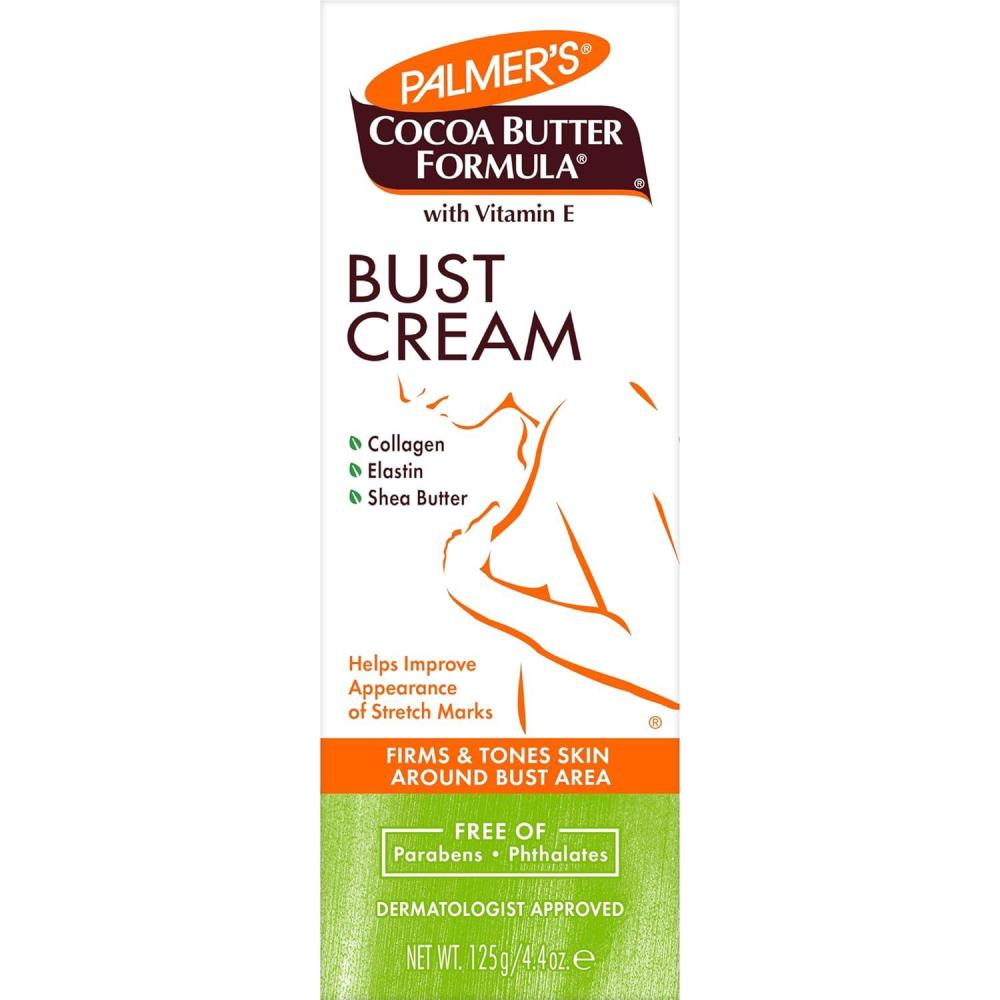 Palmer’s Cocoa Butter Formula Bust Cream for Pregnancy Skin Care with Vitamin E, 4.4 oz. (Pack of 3)(4.4 Ounce (Pack of 1))