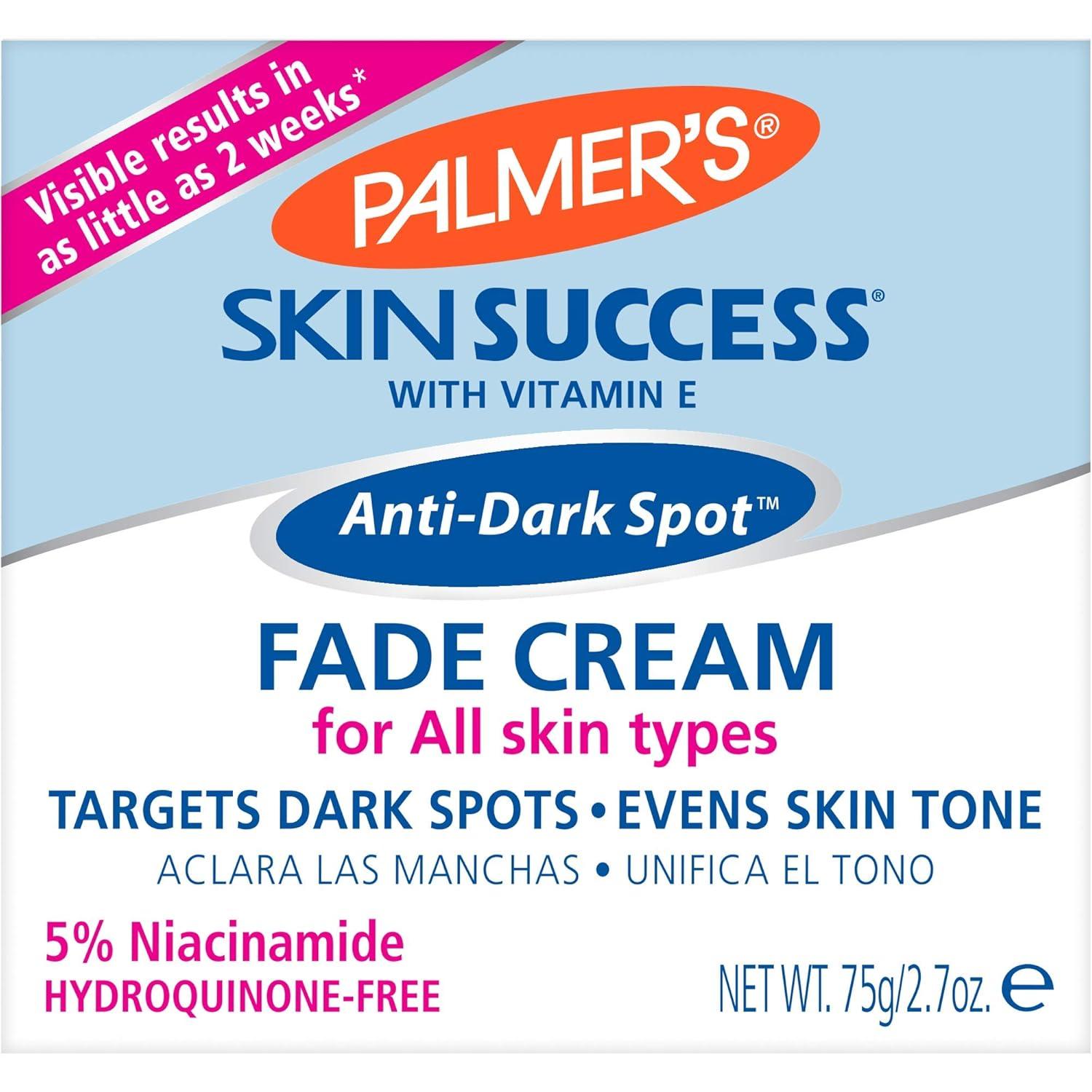 Palmer’s Skin Success Anti-Dark Spot Fade Cream with Vitamin E and Niacinamide, for All Skin Types 2.7 Ounce(2.7 Ounce (Pack of 1)) - view 2