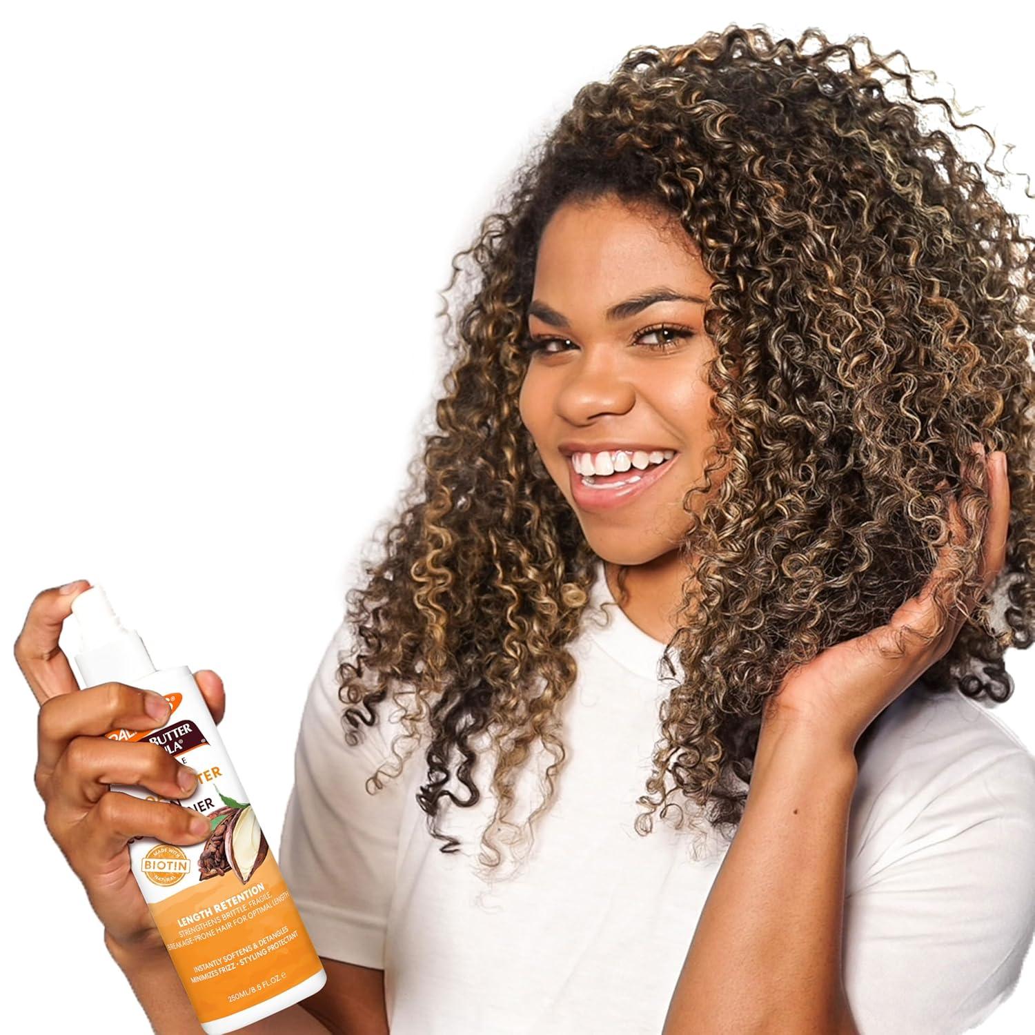 Palmer’s Cocoa Butter & Biotin Length Retention Leave-In Conditioner, Strengthen, Minimize Frizz and Detangle Hair, Suitable for All Curly Hair Patterns 8.5 Ounce(8.5 Fl Oz) - view 6