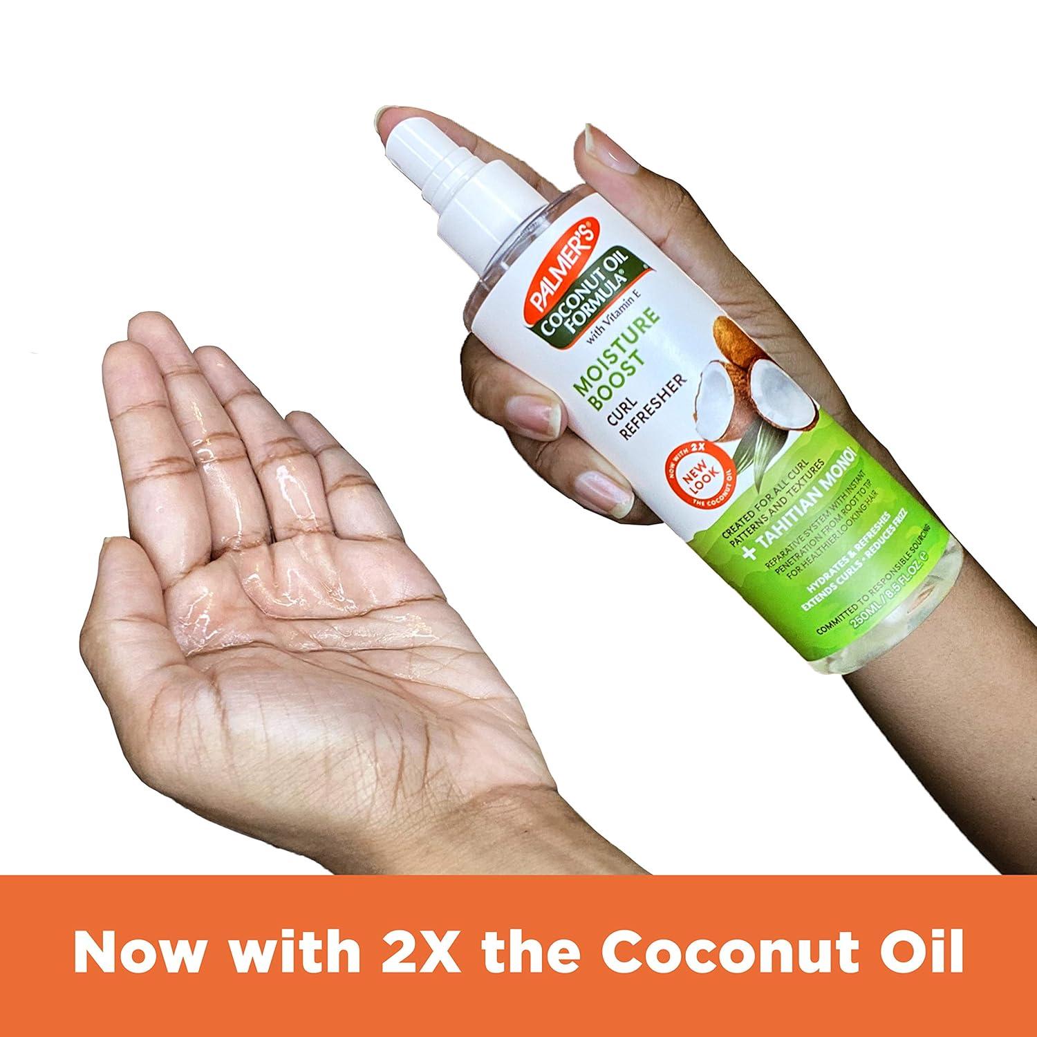 Palmer’s Coconut Oil Formula Moisture Boost Curl Refresher Spray, 8.5 Ounce(8.5 Ounce (Pack of 1)) - view 4