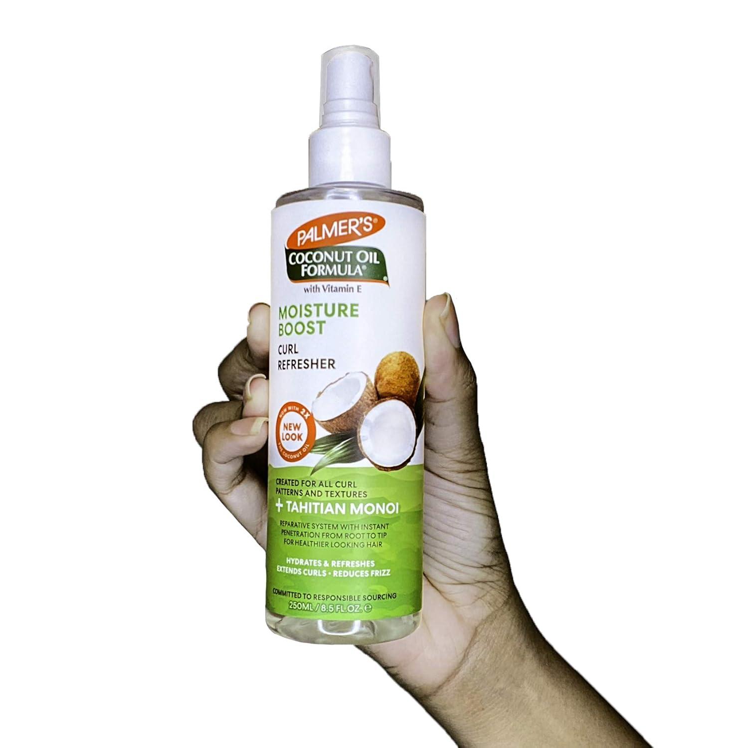Palmer’s Coconut Oil Formula Moisture Boost Curl Refresher Spray, 8.5 Ounce(8.5 Ounce (Pack of 1)) - view 6