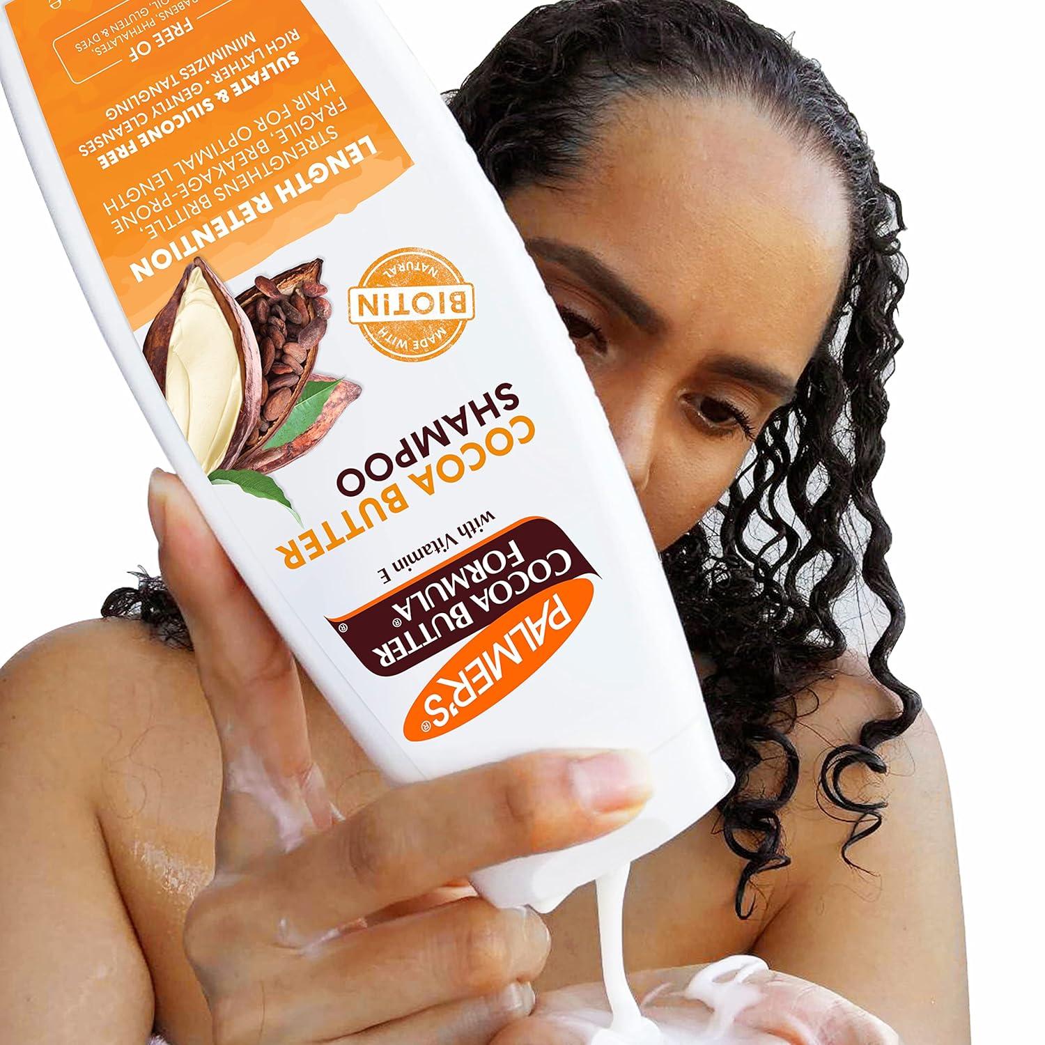Palmer’s Cocoa Butter Formula Biotin Length Retention Shampoo, 13.5 Fl Oz(13.5 Fl Oz (Pack of 2)) - view 7