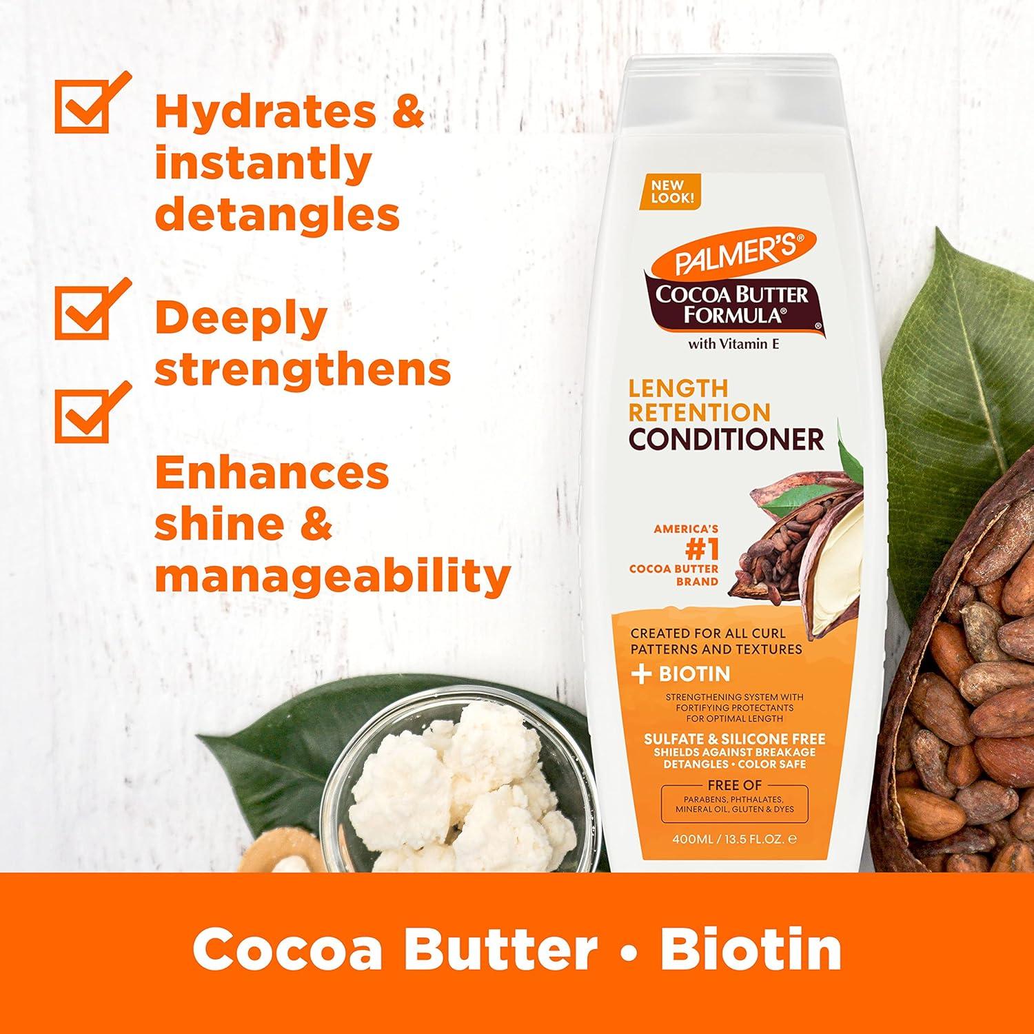 Palmer’s Cocoa Butter & Biotin Length Retention Conditioner, 13.5 Ounce - view 3