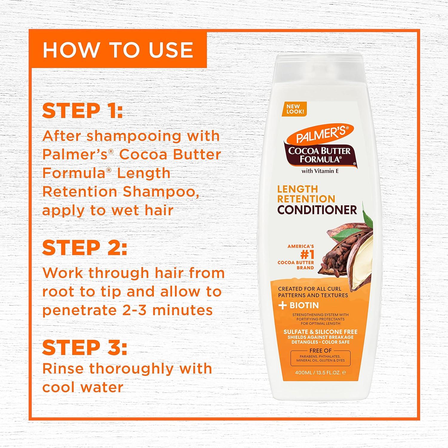 Palmer’s Cocoa Butter & Biotin Length Retention Conditioner, 13.5 Ounce - view 5