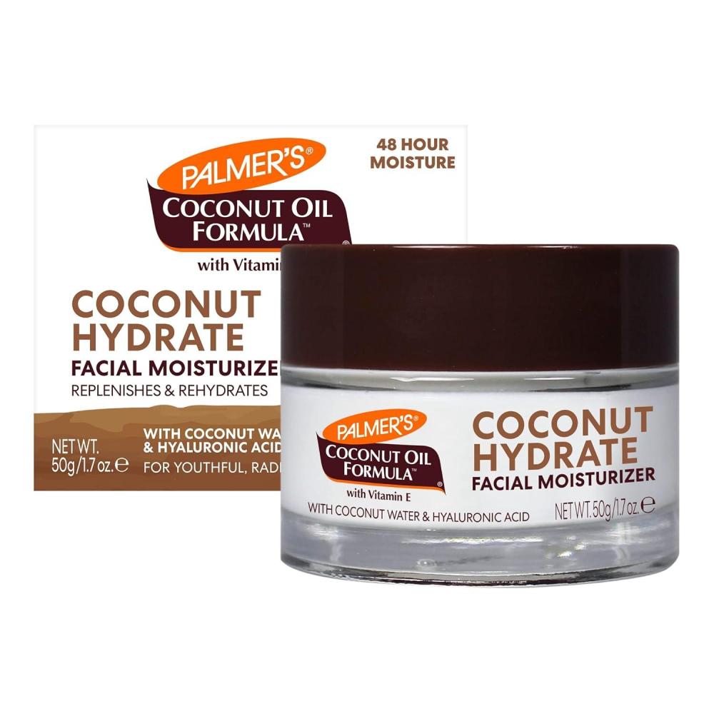 Palmer’s Coconut Oil Formula Coconut Water Face Moisturizer, 1.7 Ounce Jar(1.7 Ounce (Pack of 1))