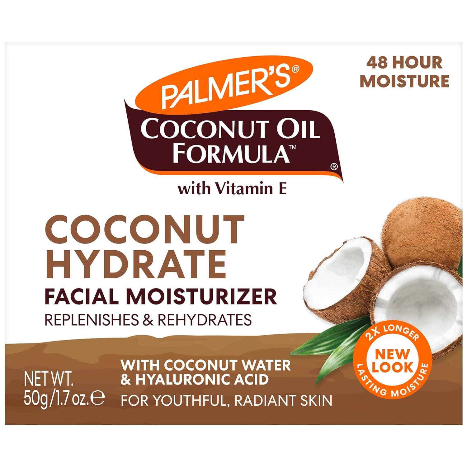 Palmer’s Coconut Oil Formula Coconut Water Face Moisturizer, 1.7 Ounce Jar(1.7 Ounce (Pack of 1)) - view 2