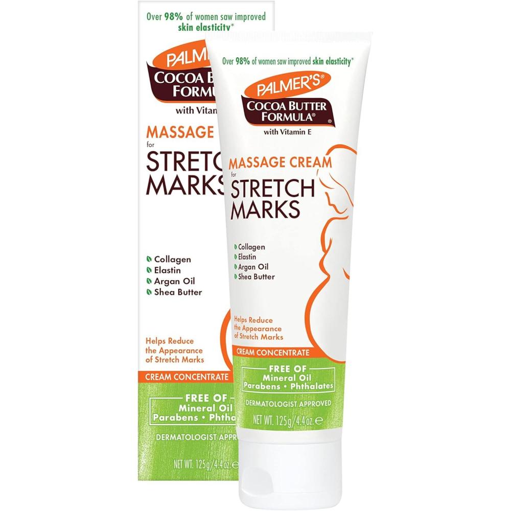 Palmer’s Cocoa Butter Massage Cream for Stretch Marks, 4.4 Ounce(4.4 Ounce (Pack of 2))
