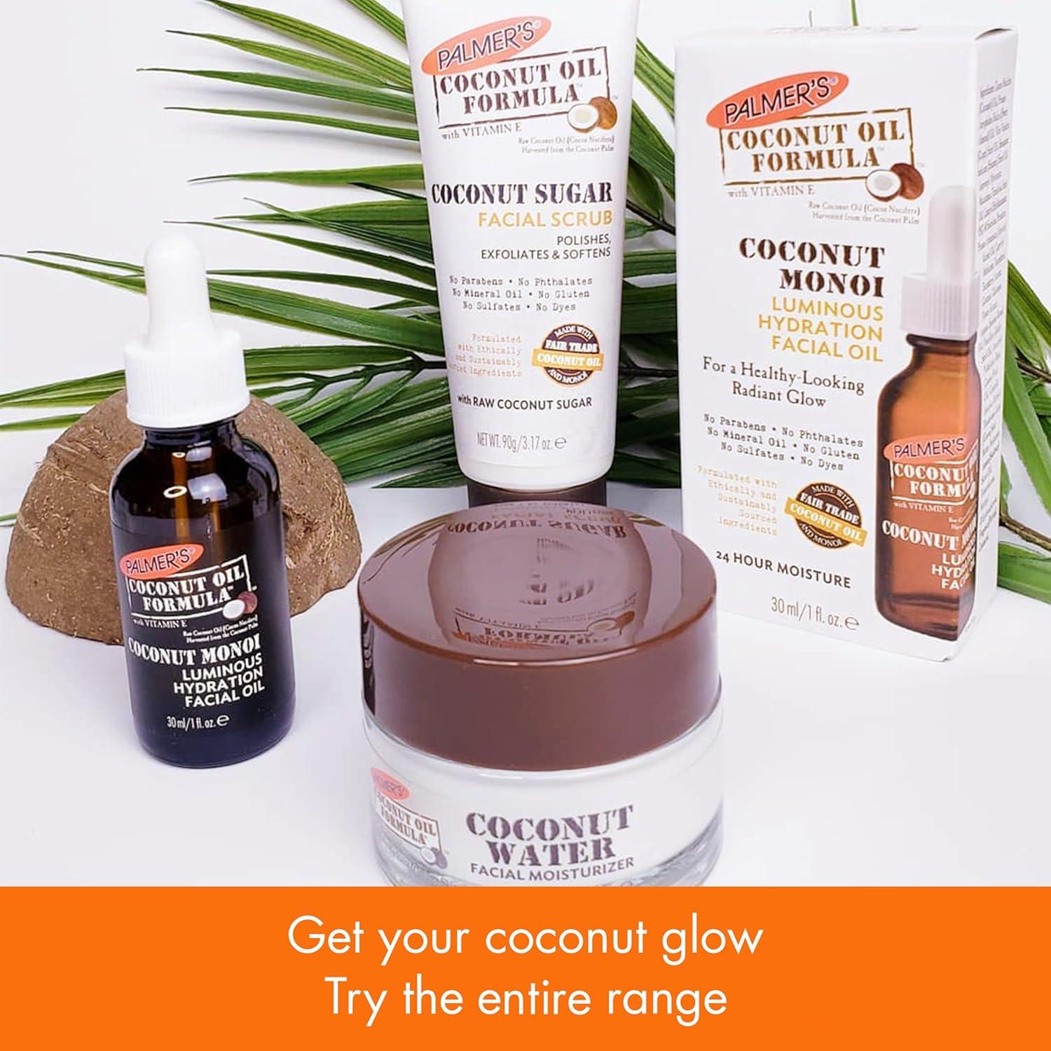Palmer’s Coconut Oil Formula Coconut Monoi Luminous Hydration Facial Oil, 1 Ounce(1 Fl Oz (Pack of 1)) - view 4