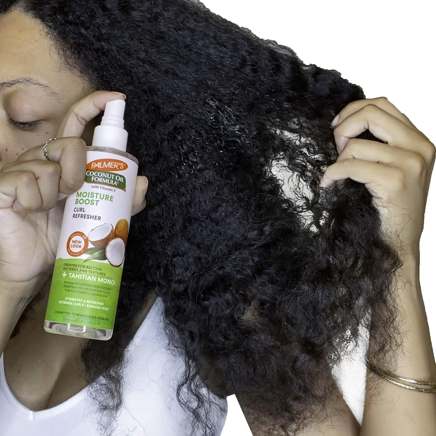 Palmer’s Coconut Oil Formula Moisture Boost Curl Refresher Spray, 8.5 Ounce(8.5 Ounce (Pack of 2)) - view 8