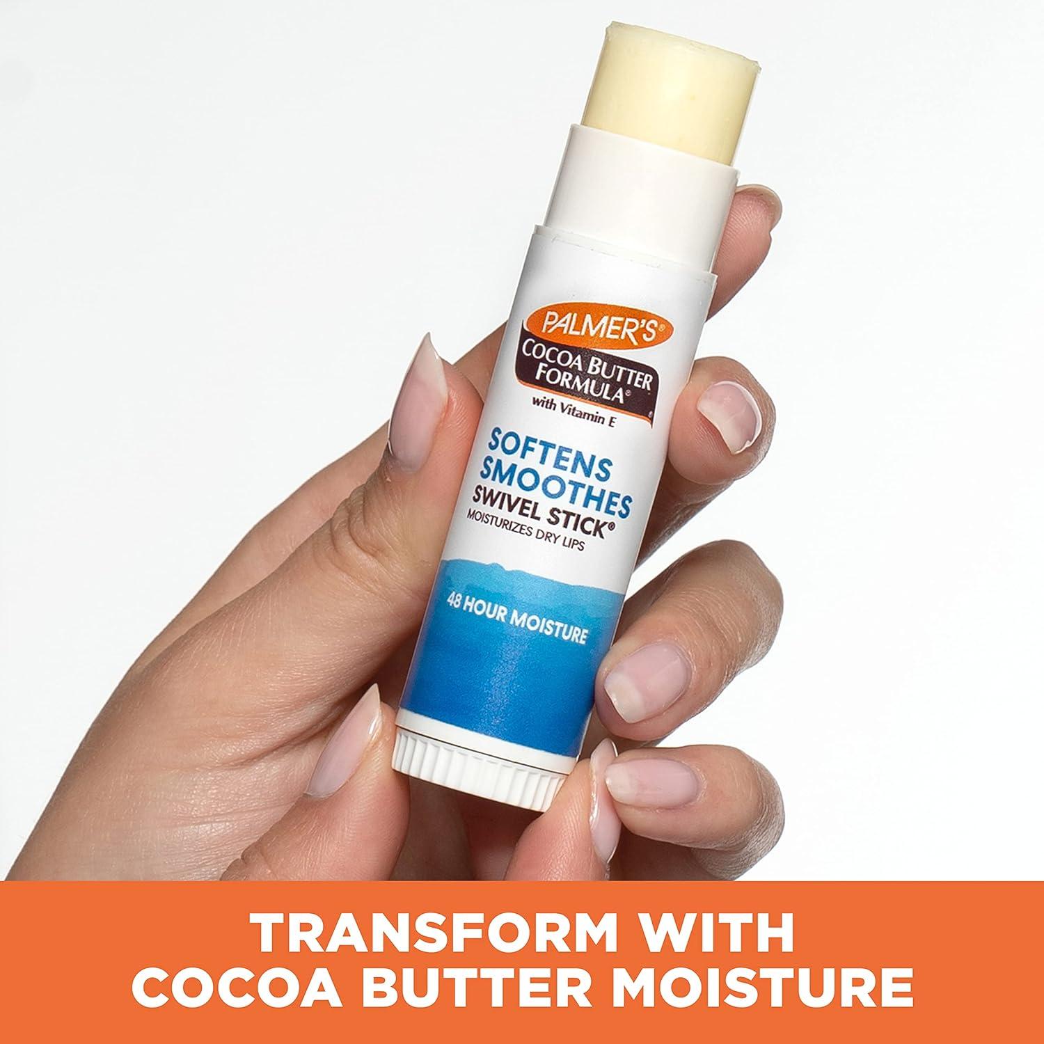 Palmer’s Cocoa Butter Formula Moisturizing Swivel Stick with Vitamin E, Lip Balm for Beach Bag, Face & Body Moisturizer Stick, Ideal for Treating Dry Skin Patches (1 Count)(B004KU9PN4) - view 7