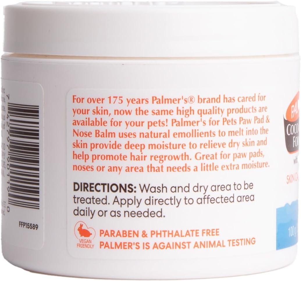 Palmer’s for Pets Cocoa Butter Paw Pad and Nose Balm for Dogs, Fragrance Free Dog Skin Soother with Vitamin E for Dry Paws and Noses, Plant Based Formula, 3.5 Oz(Paw Pad & Nose Balm) - view 3