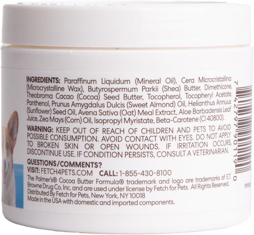 Palmer’s for Pets Cocoa Butter Paw Pad and Nose Balm for Dogs, Fragrance Free Dog Skin Soother with Vitamin E for Dry Paws and Noses, Plant Based Formula, 3.5 Oz(Paw Pad & Nose Balm) - view 4