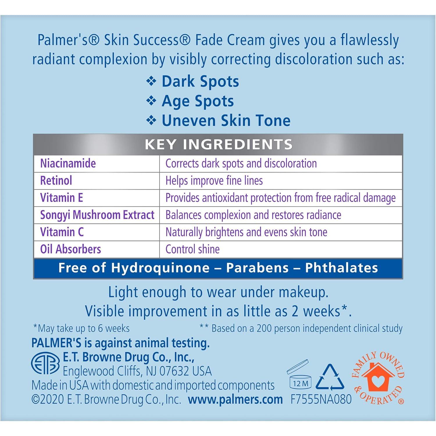 Palmer’s Skin Success Eventone Fade Cream for Oily Skin, 2.7 Fl Oz(2.7 Fl Oz (Pack of 12)) - view 4