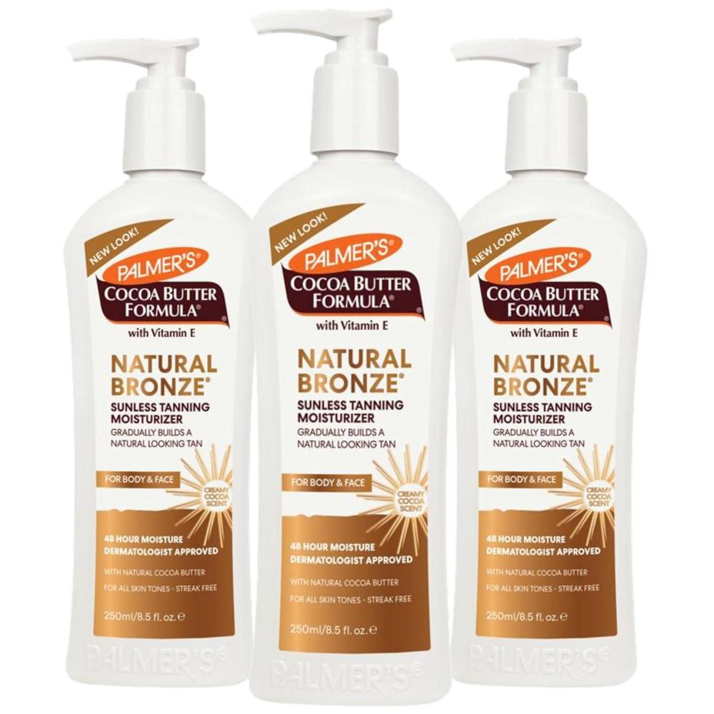 Palmer’s Cocoa Butter Formula Natural Bronze Body Lotion, 8.5 Ounces (Pack of 3)(8.5 Fl Oz (Pack of 3))