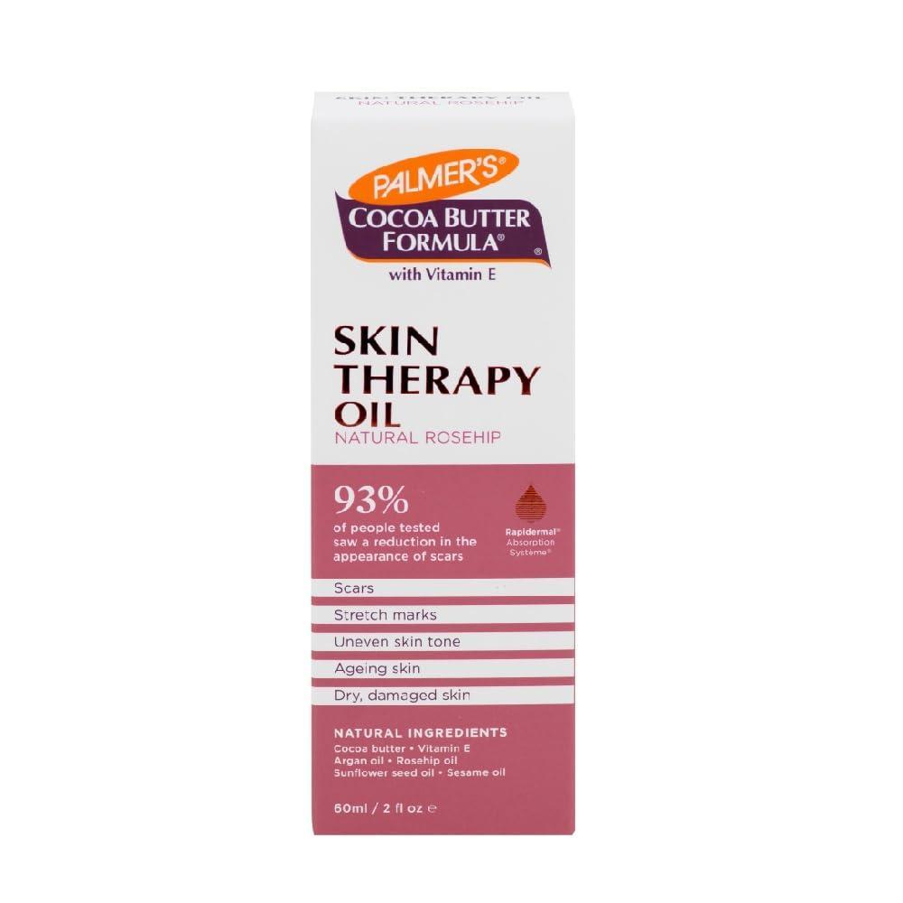 Palmer’s Cocoa Butter Formula Skin Therapy Moisturizing Body Oil with Vitamin E, Rosehip Fragrance, 2 Ounces