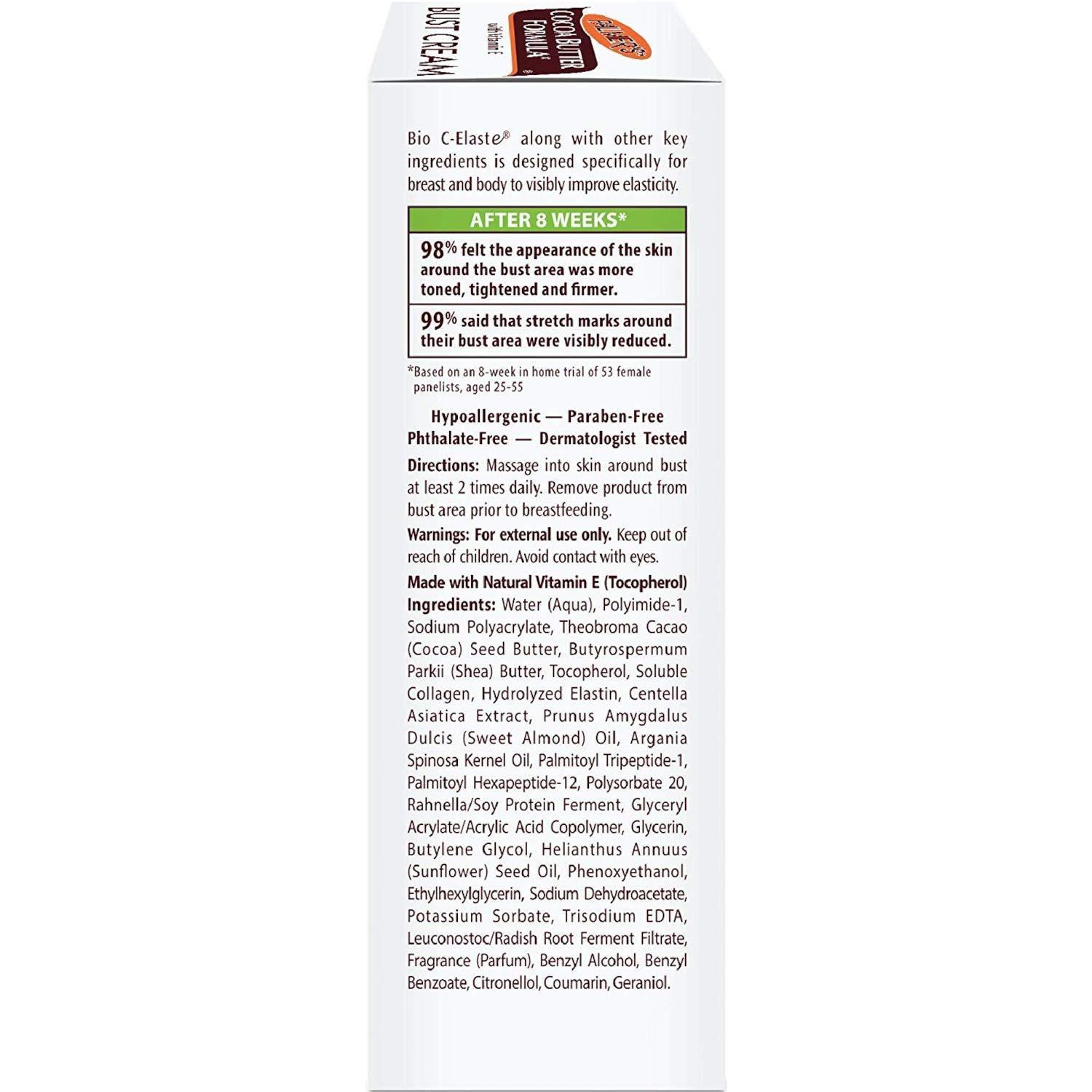 Palmer’s Cocoa Butter Formula Bust Cream for Pregnancy Skin Care with Vitamin E, 4.4 oz. (Pack of 3)(4.4 Ounce (Pack of 6)) - view 5