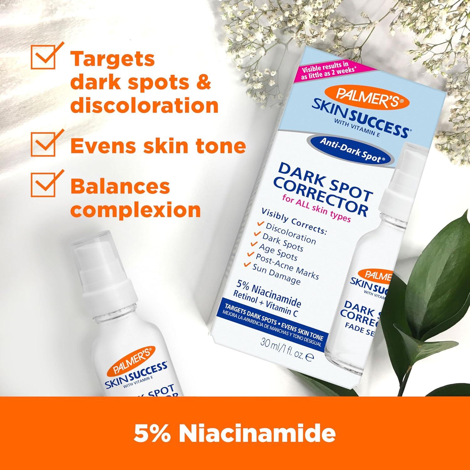 Palmer’s Skin Success Dark Spot Corrector Fade Serum with Vitamin E and Niacinamide, Helps Reduce Dark Spots and Discoloration, Facial Serum for Uneven Skintone, 1 Ounce - view 3
