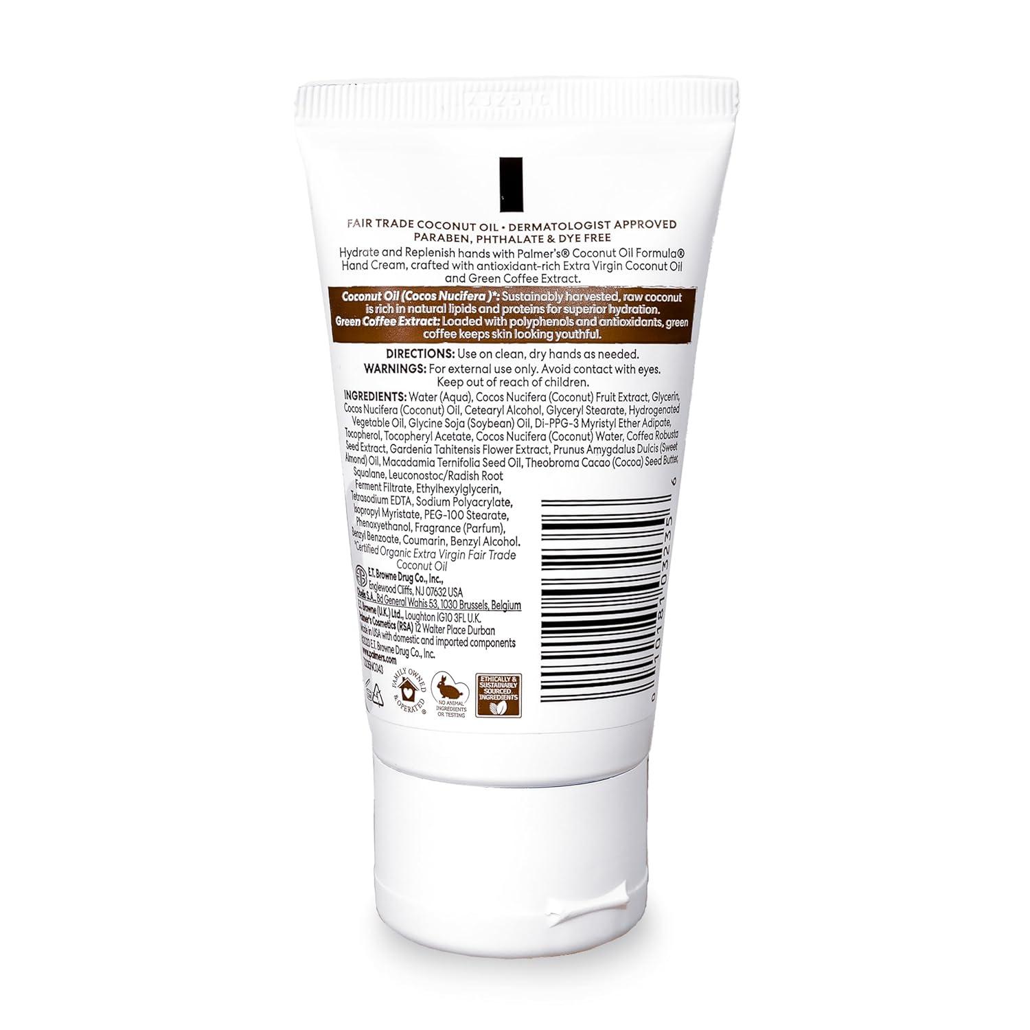 Palmer’s Coconut Oil Formula Hand Cream, 2.1 ounce(2.11 Ounce (Pack of 1)) - view 2