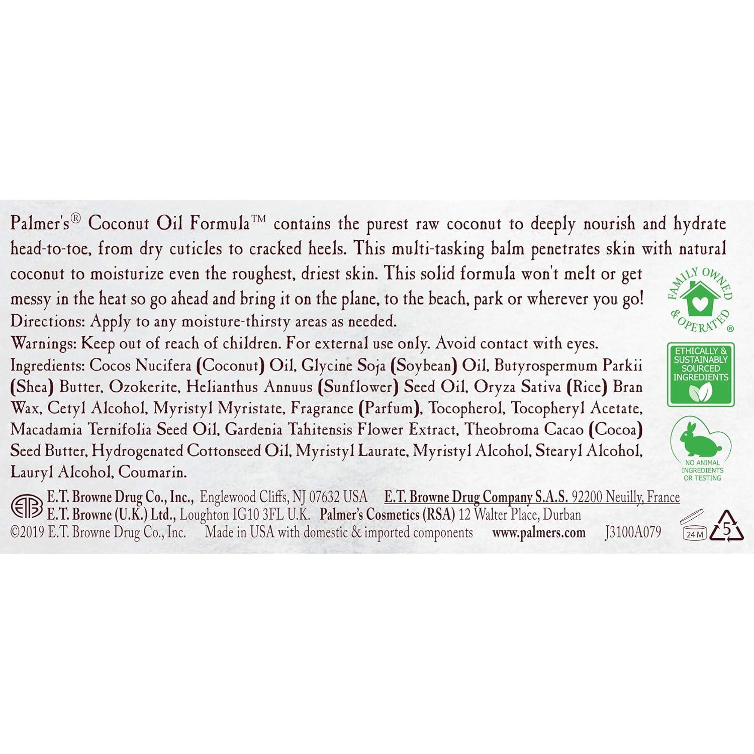 Palmer’s Coconut Oil Formula Body Balm, 3.5 Ounces(3.5 Ounce (Pack of 1)) - view 8