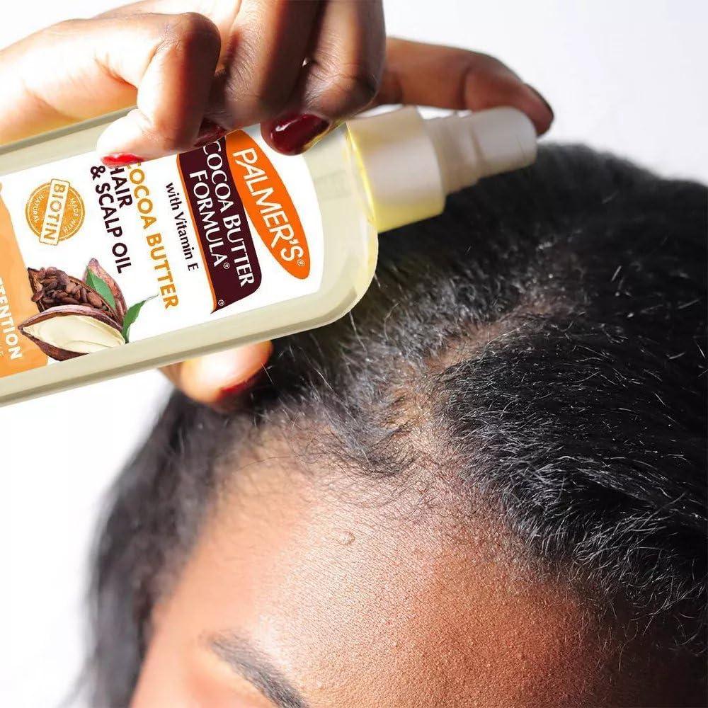 Palmer’s Cocoa Butter & Biotin Length Retention Hair and Scalp Oil, 5.1 Ounce (Packaging May Vary)(5.1 Fl Oz (Pack of 2)) - view 3