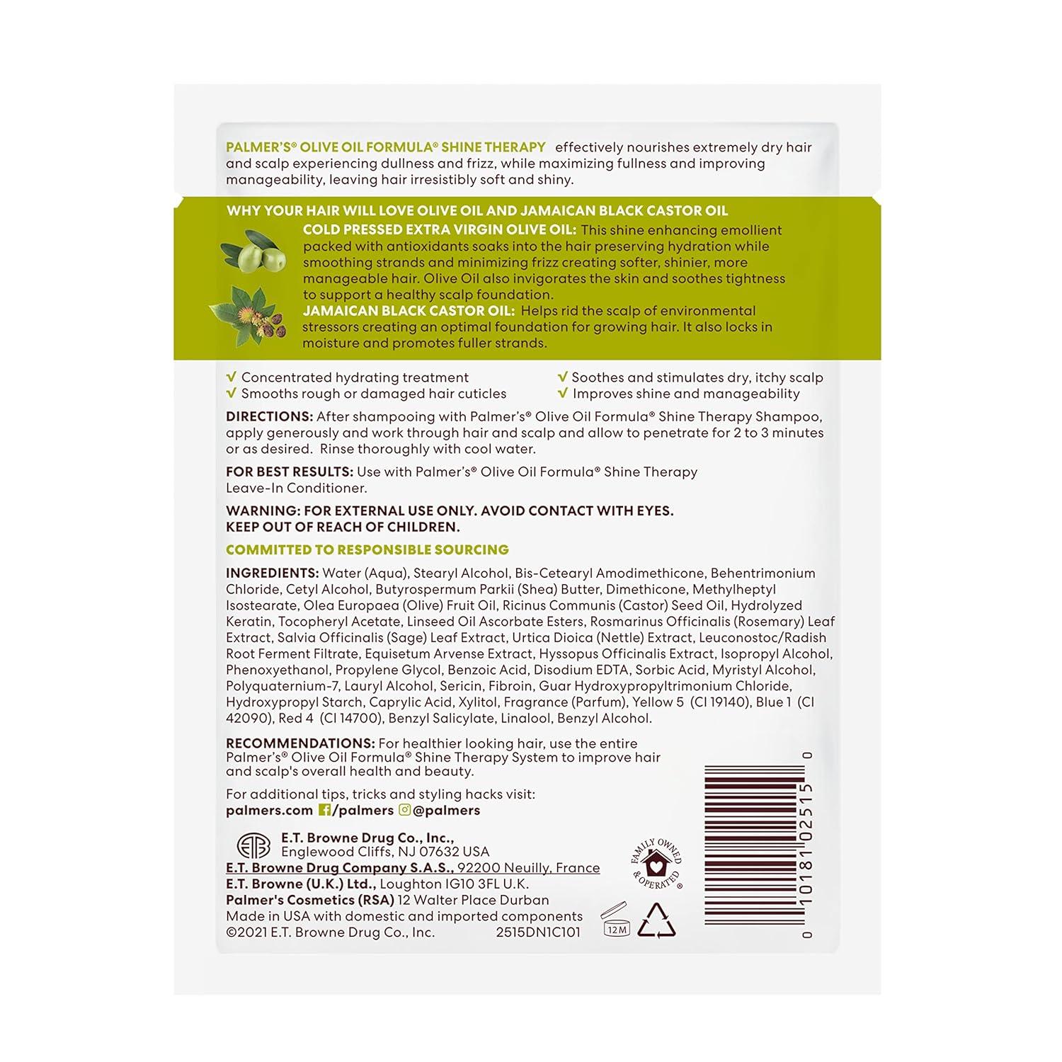 Palmer’s Olive Oil Formula Deep Conditioner Packet, 2.1 Ounces(2.1 Ounce (Pack of 5)) - view 2
