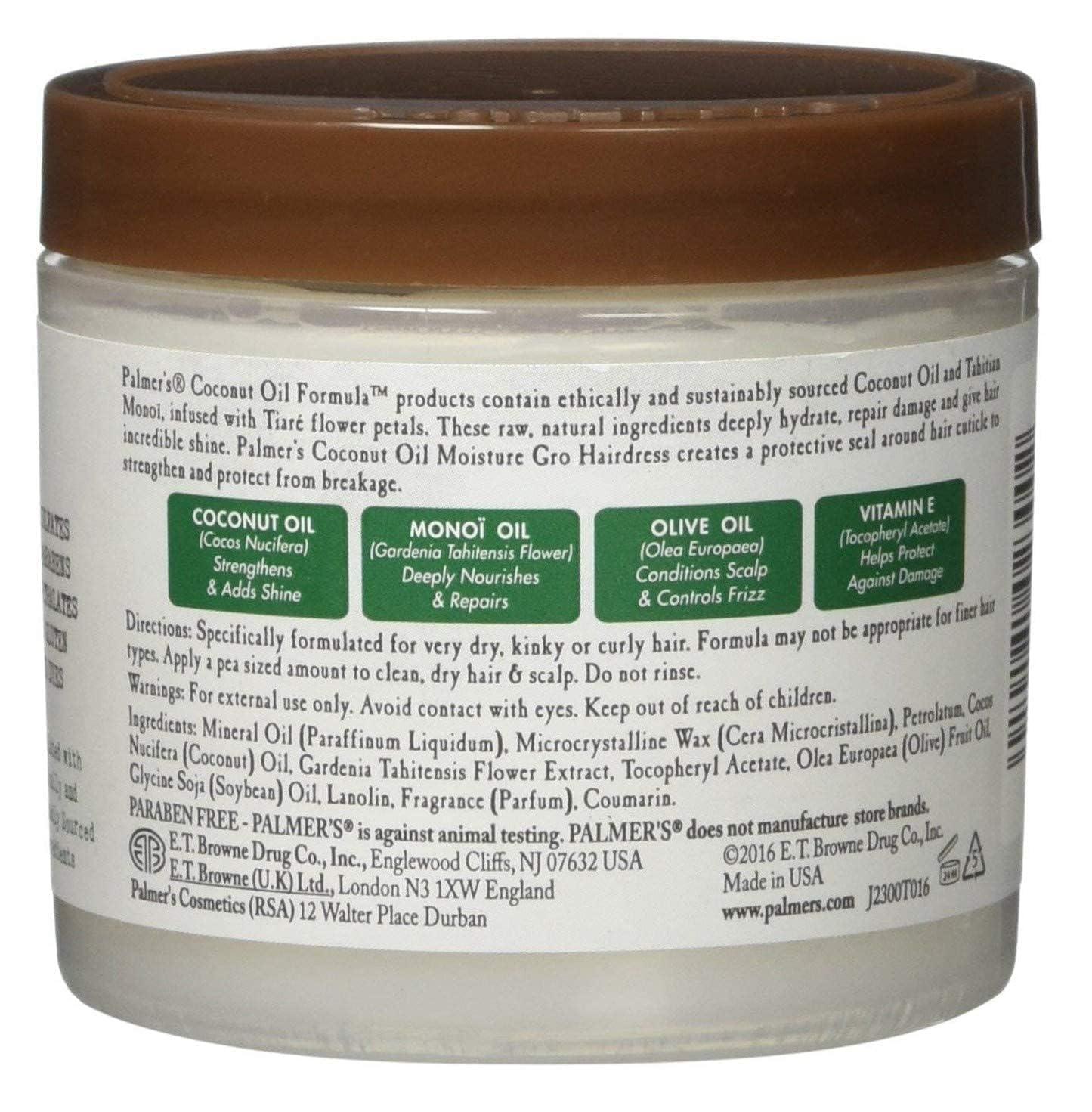 Palmer’s Coconut Oil Formula Moisture Gro, 8.8 Ounce(5.25 Ounce (Pack of 2)) - view 2