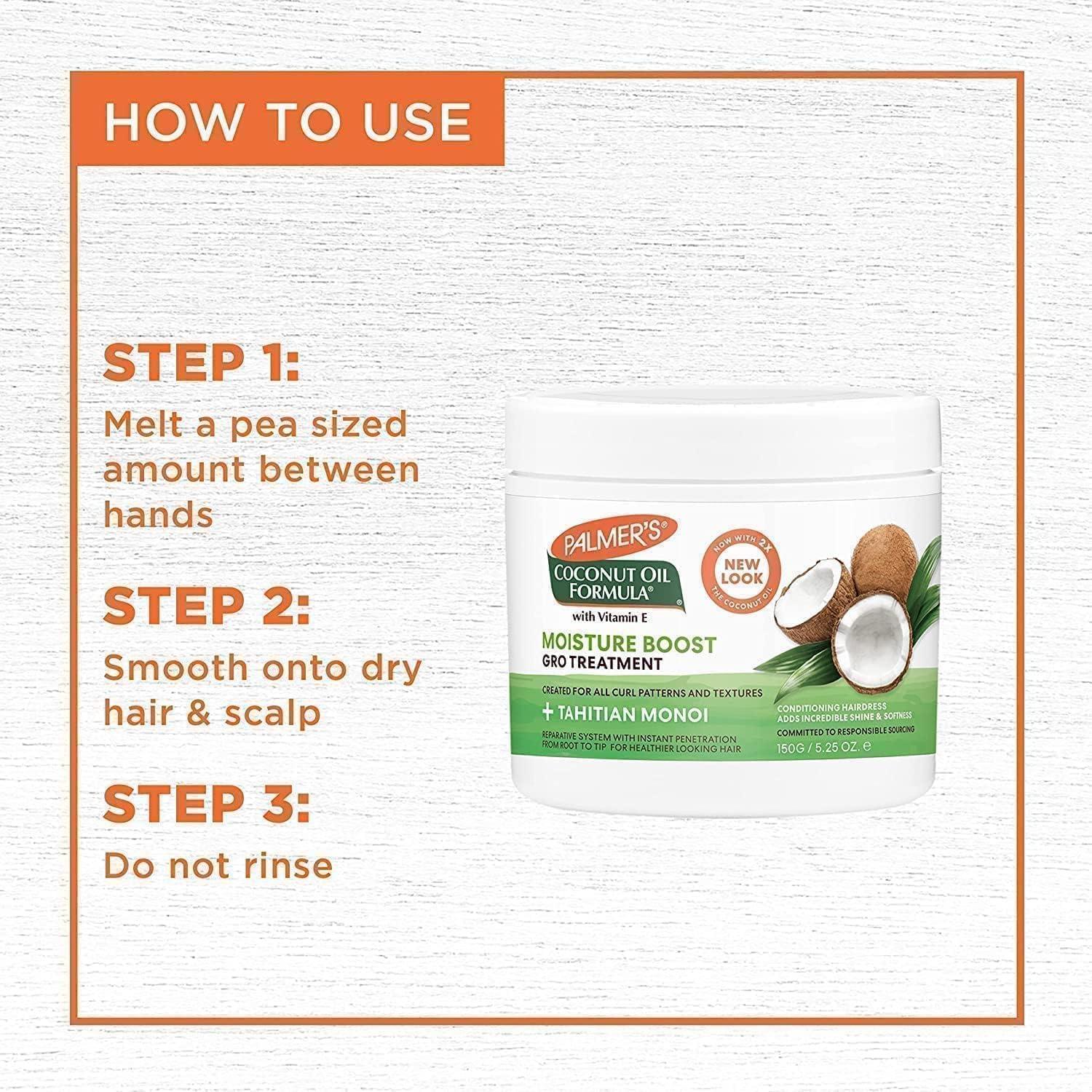 Palmer’s Coconut Oil Formula Moisture Gro, 8.8 Ounce(5.25 Ounce (Pack of 2)) - view 5