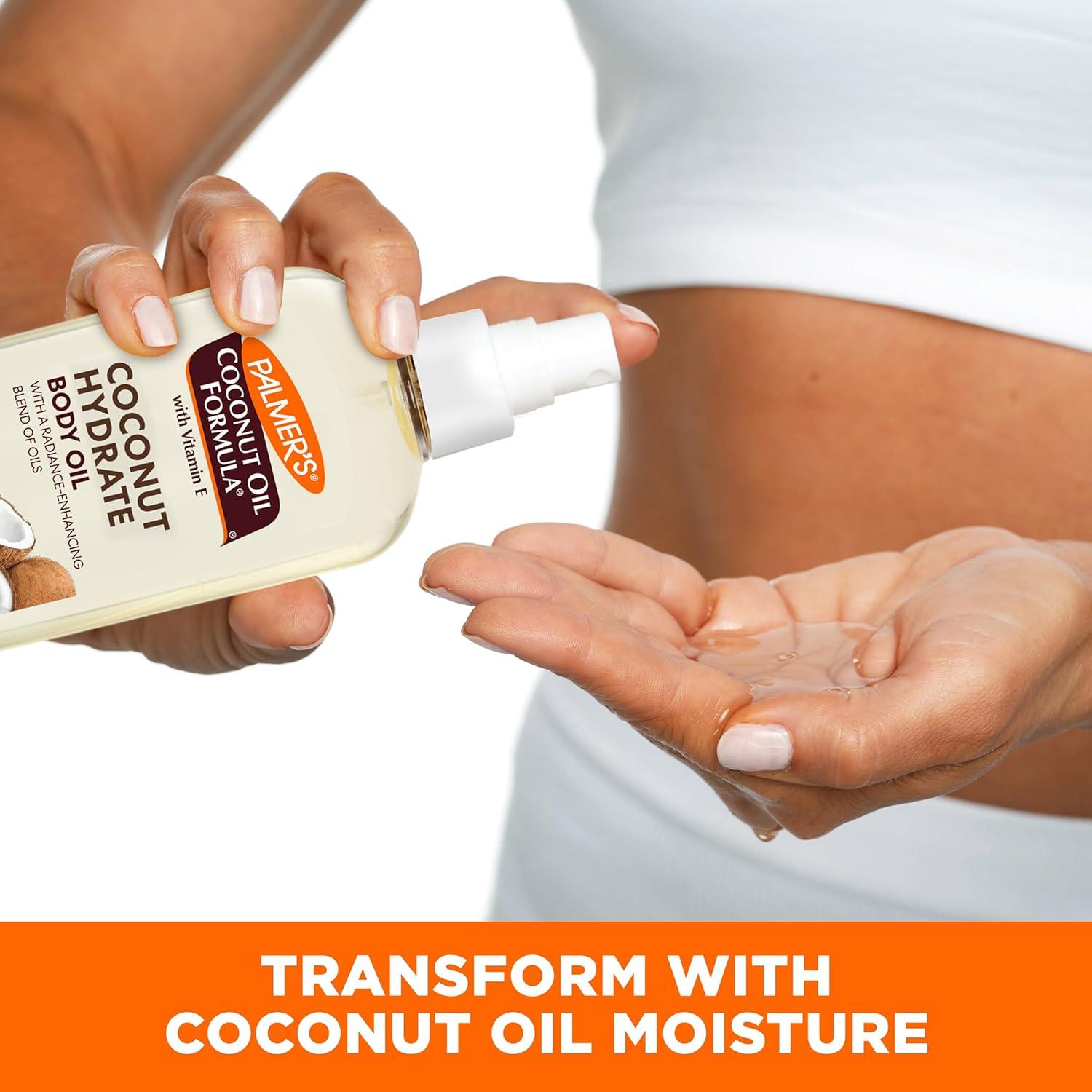 Palmer’s Coconut Oil Formula Body Oil, Body Moisturizer with Green Coffee Extract, Bath Oil for Dry Skin, 5.1 Ounces (Spray Cap)(5.1 Fl Oz (Pack of 1)) - view 5