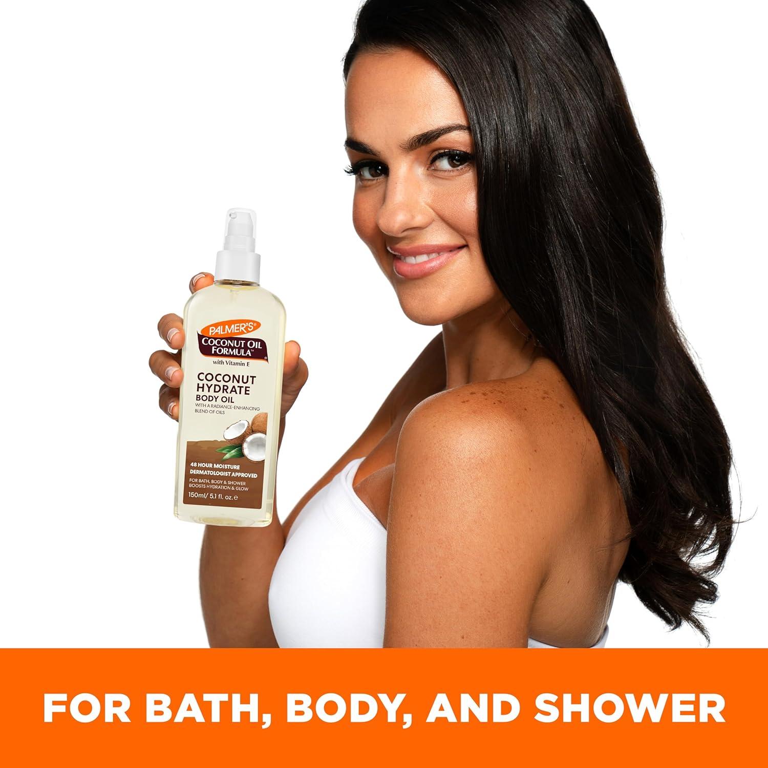 Palmer’s Coconut Oil Formula Body Oil, Body Moisturizer with Green Coffee Extract, Bath Oil for Dry Skin, 5.1 Ounces (Spray Cap)(5.1 Fl Oz (Pack of 1)) - view 6