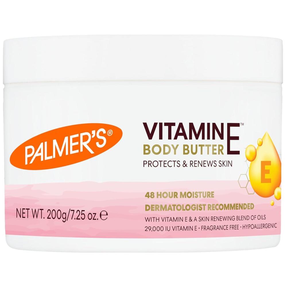 Palmer’s Natural Vitamin E Body Butter, 7.25 Ounce(WHITE)