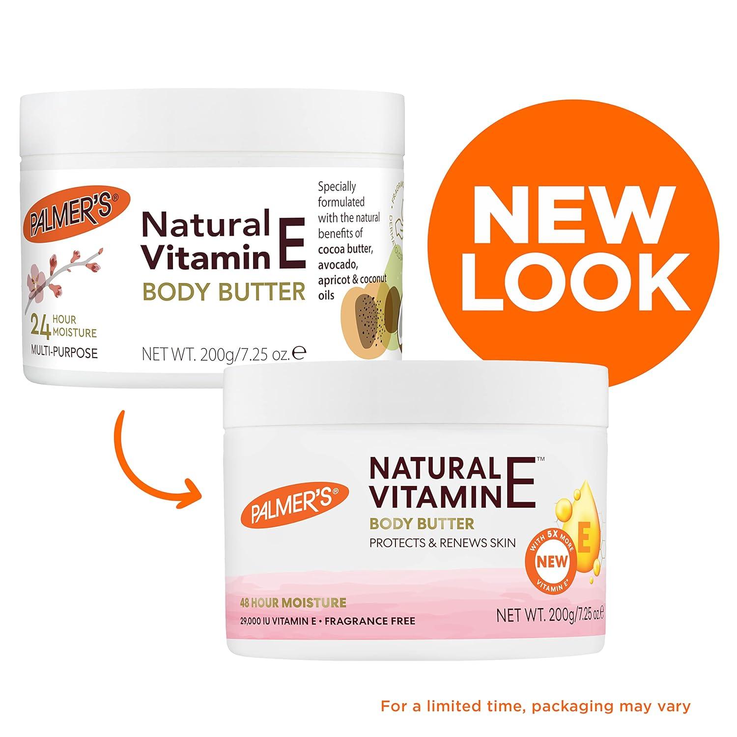 Palmer’s Natural Vitamin E Body Butter, 7.25 Ounce(WHITE) - view 3