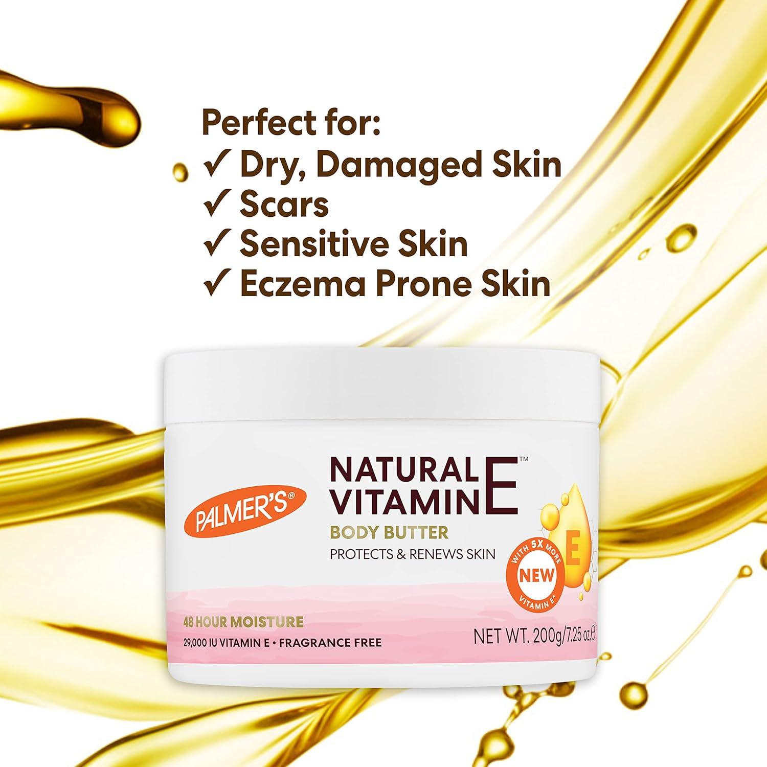 Palmer’s Natural Vitamin E Body Butter, 7.25 Ounce(WHITE) - view 8
