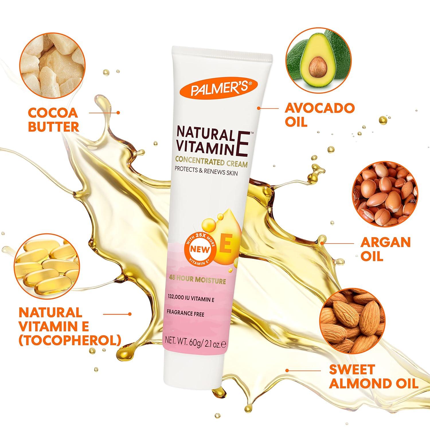 Palmer’s Natural Vitamin E Concentrated Cream, 2.1 Ounce(2.1 Ounce (Pack of 2)) - view 3