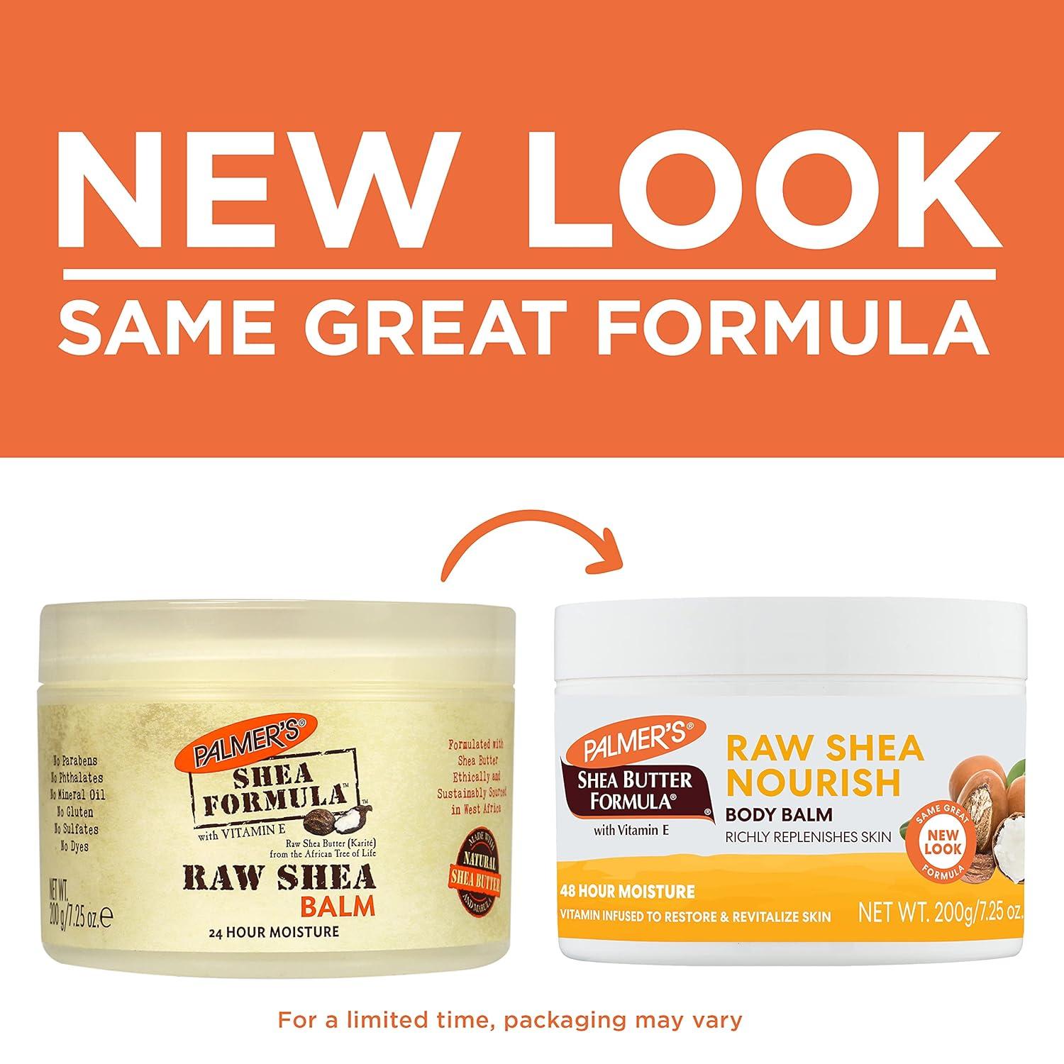 Palmer’s Shea Butter Formula Raw African Shea Butter Balm, Nourishing Body Moisturizer for Rough, Dry Skin, 7.25 Ounces(7.25 Ounce (Pack of 2)) - view 3