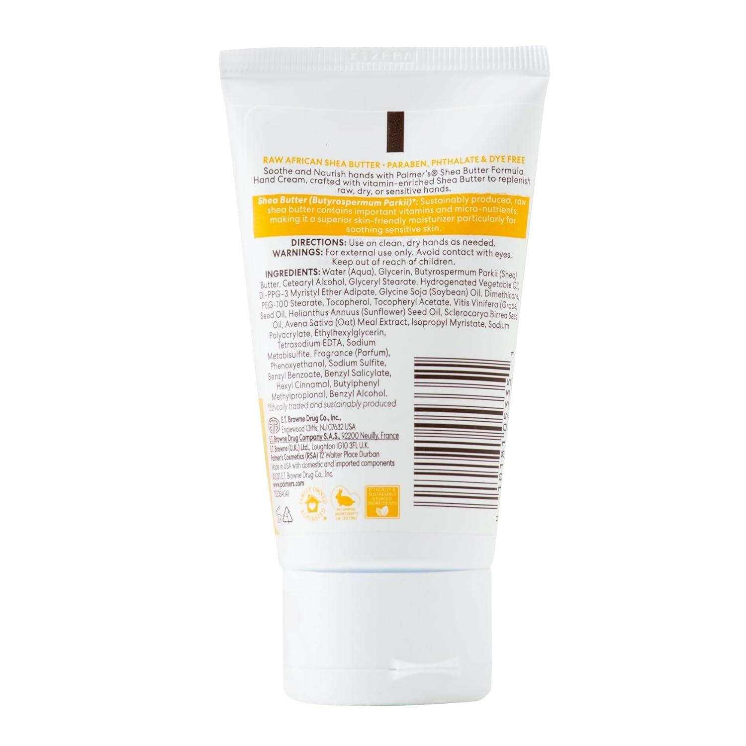 Palmer’s Shea Butter Formula Hand Cream for Dry, Cracked Skin. Hand Lotion Easter Basket Stuffers, Travel Size Hand Moisturizer, 3.4 Ounce(Shea Butter) - view 3