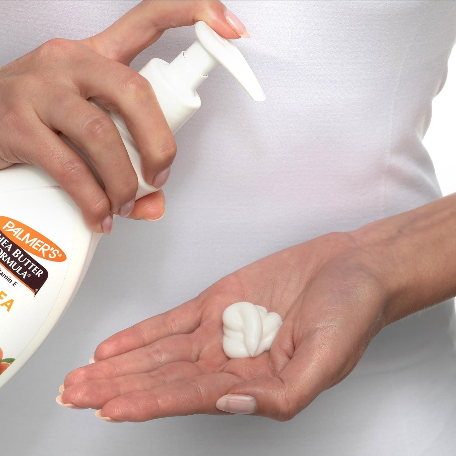 Palmer’s Shea Formula Raw Shea Body Lotion for Dry Skin, Hand & Body Moisturizer, Value Size Pump Bottle, 33.8 Ounces (Pack of 1)(13.5 Fl Oz (Pack of 1)) - view 5