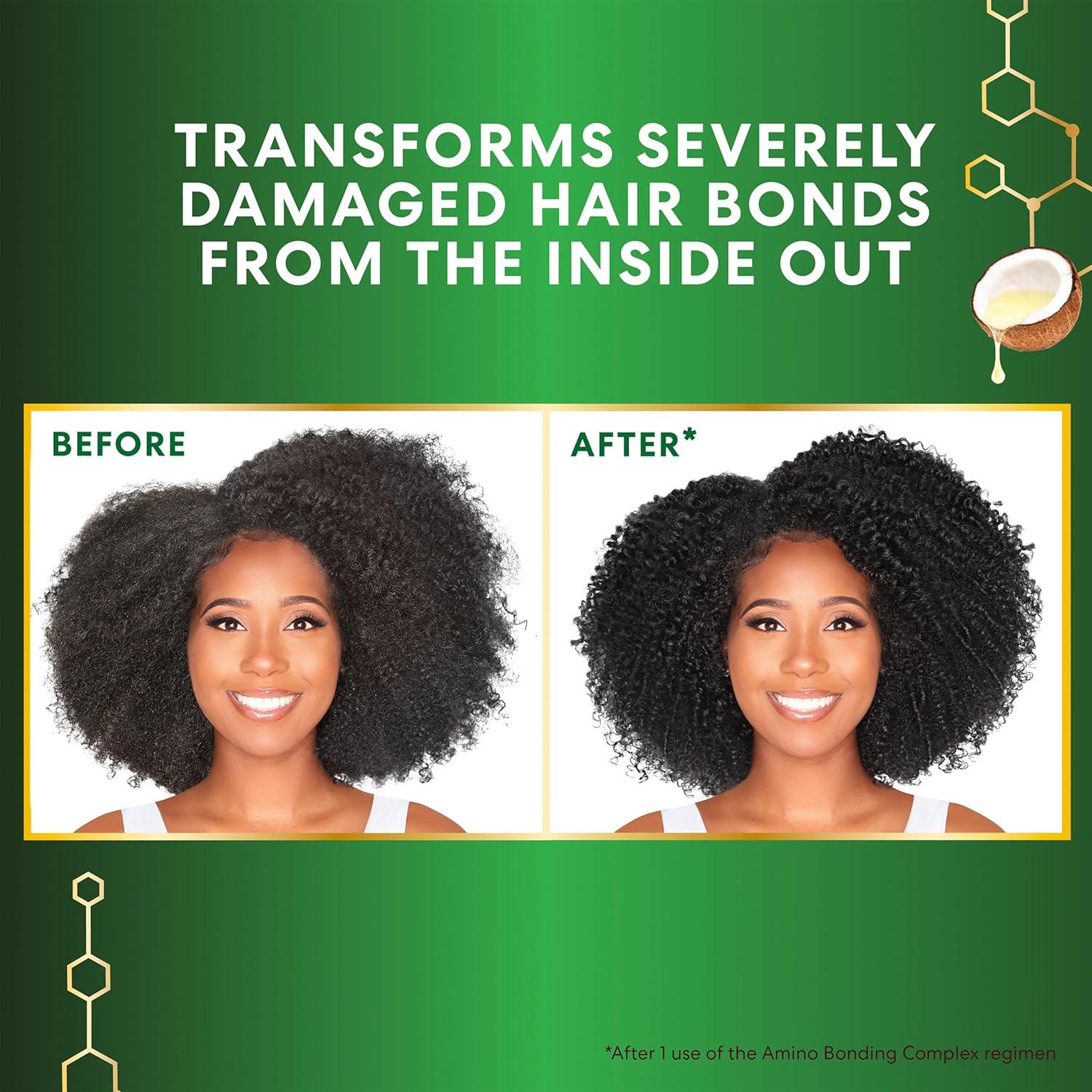 Palmer’s Amino Bonding Complex Hair Oil, Healing Treatment with Coconut Oil & Vitamin E, Heat Protectant, Anti Frizz, Adds Shine, Strengthens & Protects Hair Growth, All Hair Types, 4 fl oz(Hair Styling Agent) - view 3
