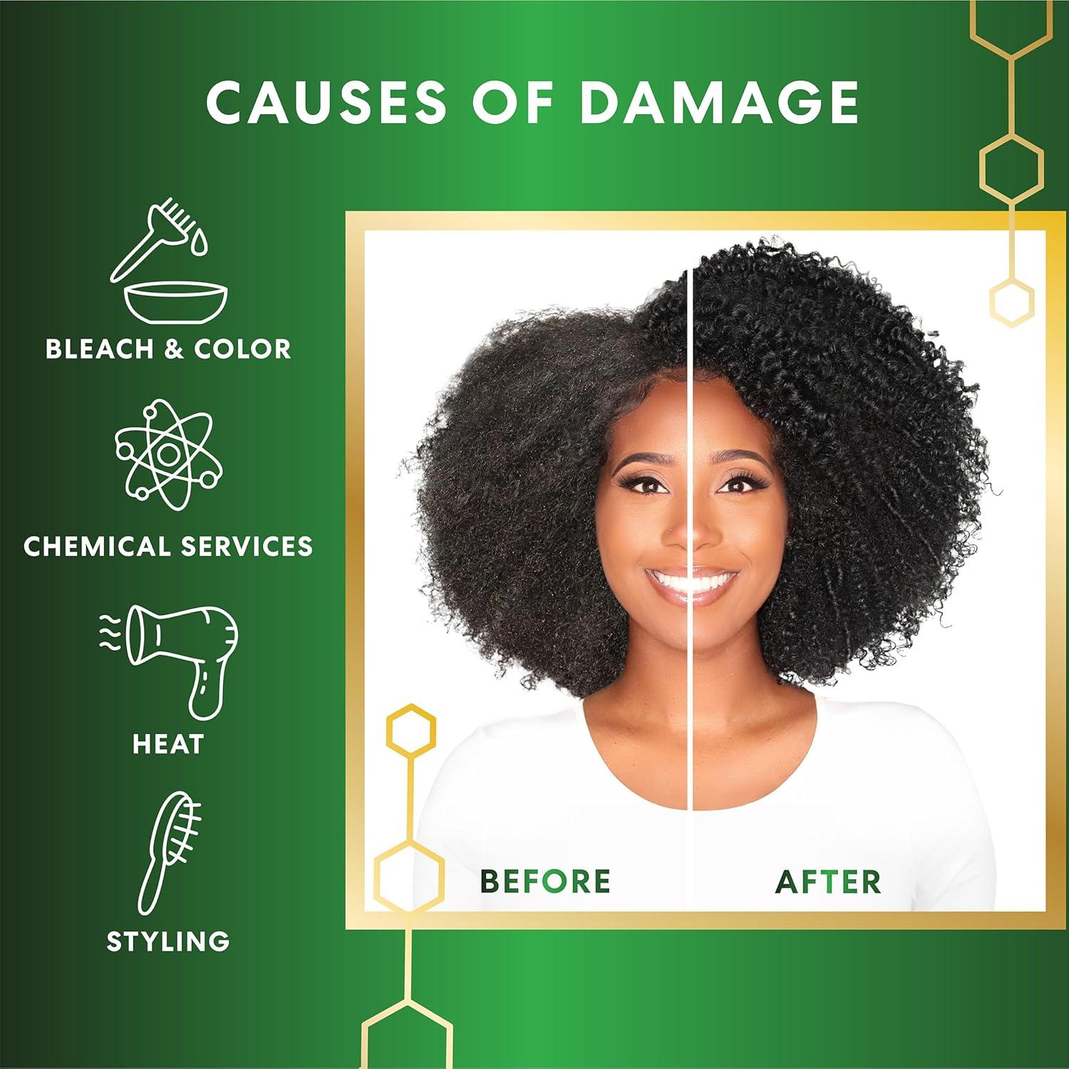 Palmer’s Amino Bonding Complex Hair Oil, Healing Treatment with Coconut Oil & Vitamin E, Heat Protectant, Anti Frizz, Adds Shine, Strengthens & Protects Hair Growth, All Hair Types, 4 fl oz(Hair Styling Agent) - view 6