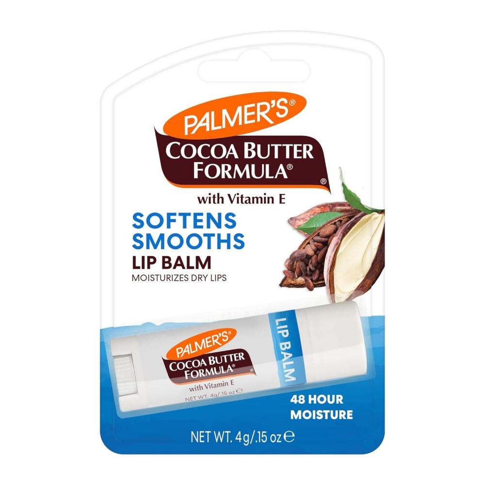 Palmer’s Cocoa Butter Formula Lip Balm, All-Day Moisturization, Beach Bag Must-Have, Hydrates Dry, Cracked Lips (Pack of 1)(1 Count (Pack of 1))