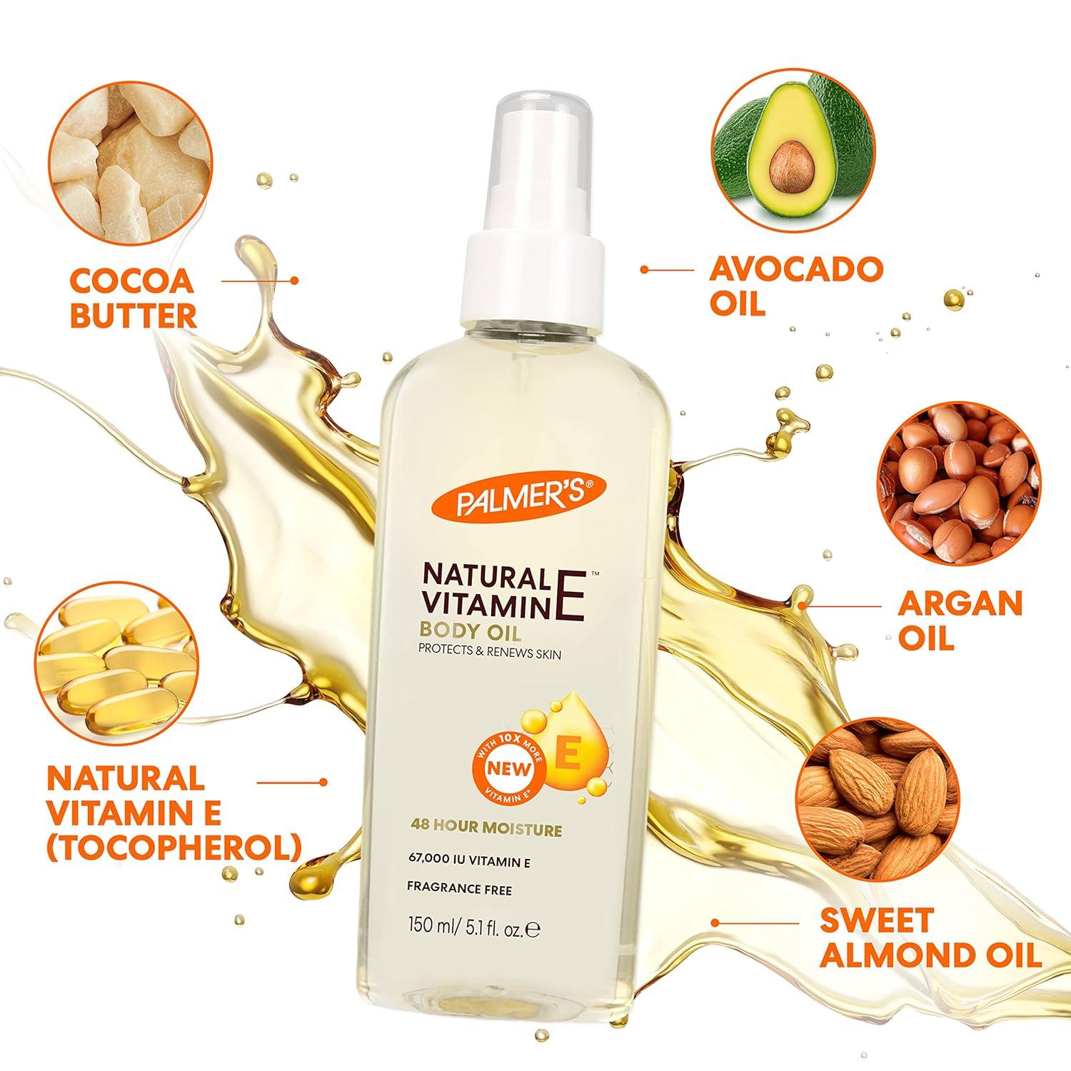Palmer’s Vitamin E Multi-Purpose Body Oil, 5.1 Ounce(5.1 Fl Oz (Pack of 2)) - view 4